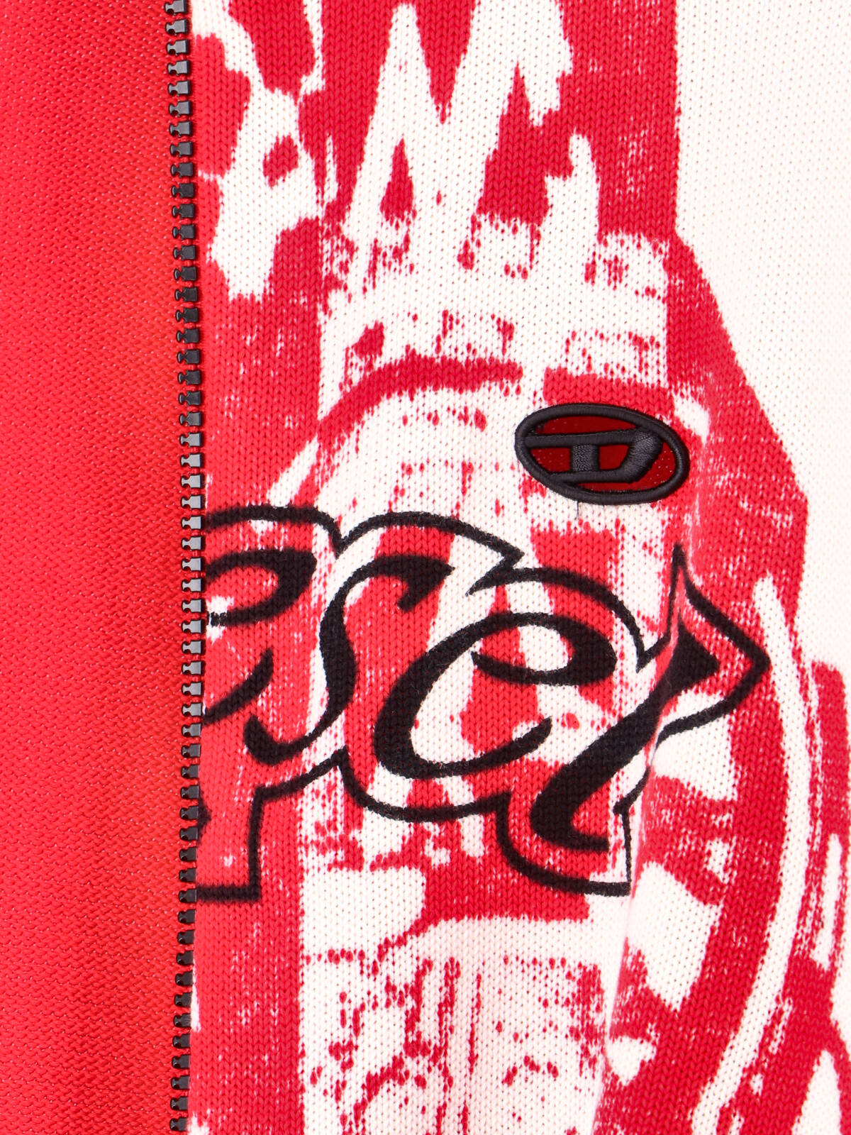 Diesel K-oliba Zip Sweater In Red