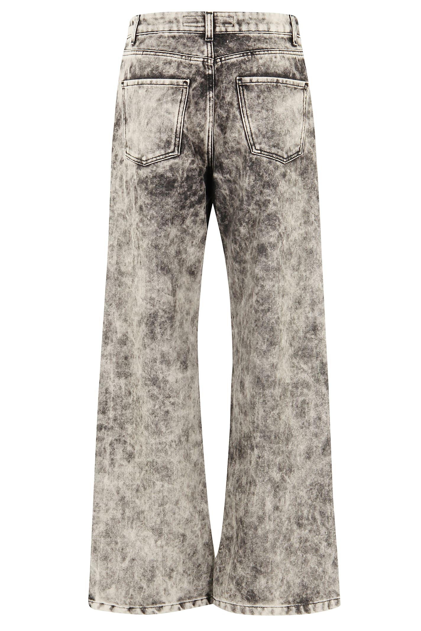 Federica Tosi Jeans Carry Over 5 Tasche In Gray