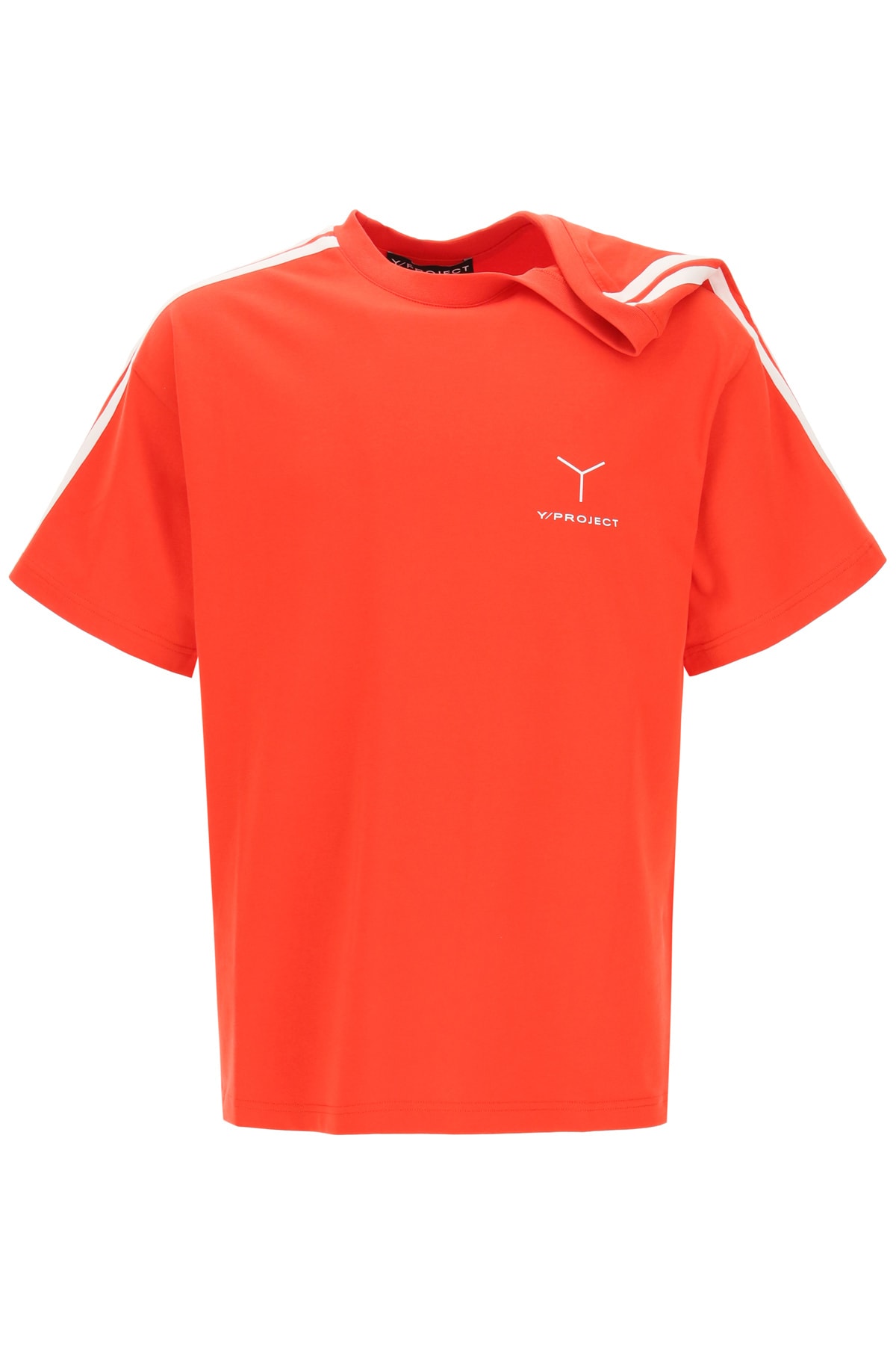 Y/Project T-shirt With Asymmetrical Shoulder
