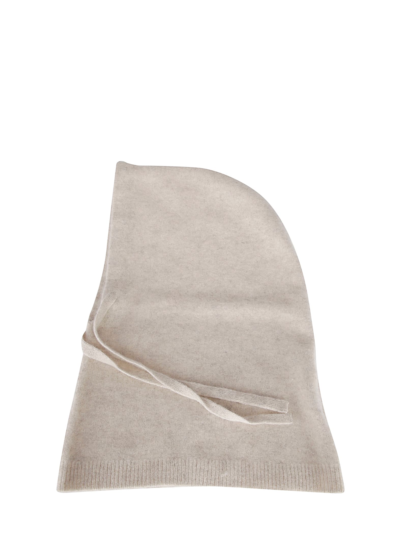 P.a.r.o.s.h Oversized Soft Fabric Hood With Drawstring In Gray