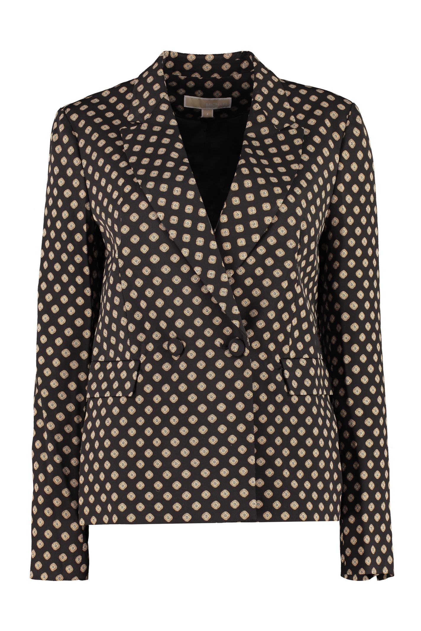 MICHAEL Michael Kors Printed Double Breasted Blazer