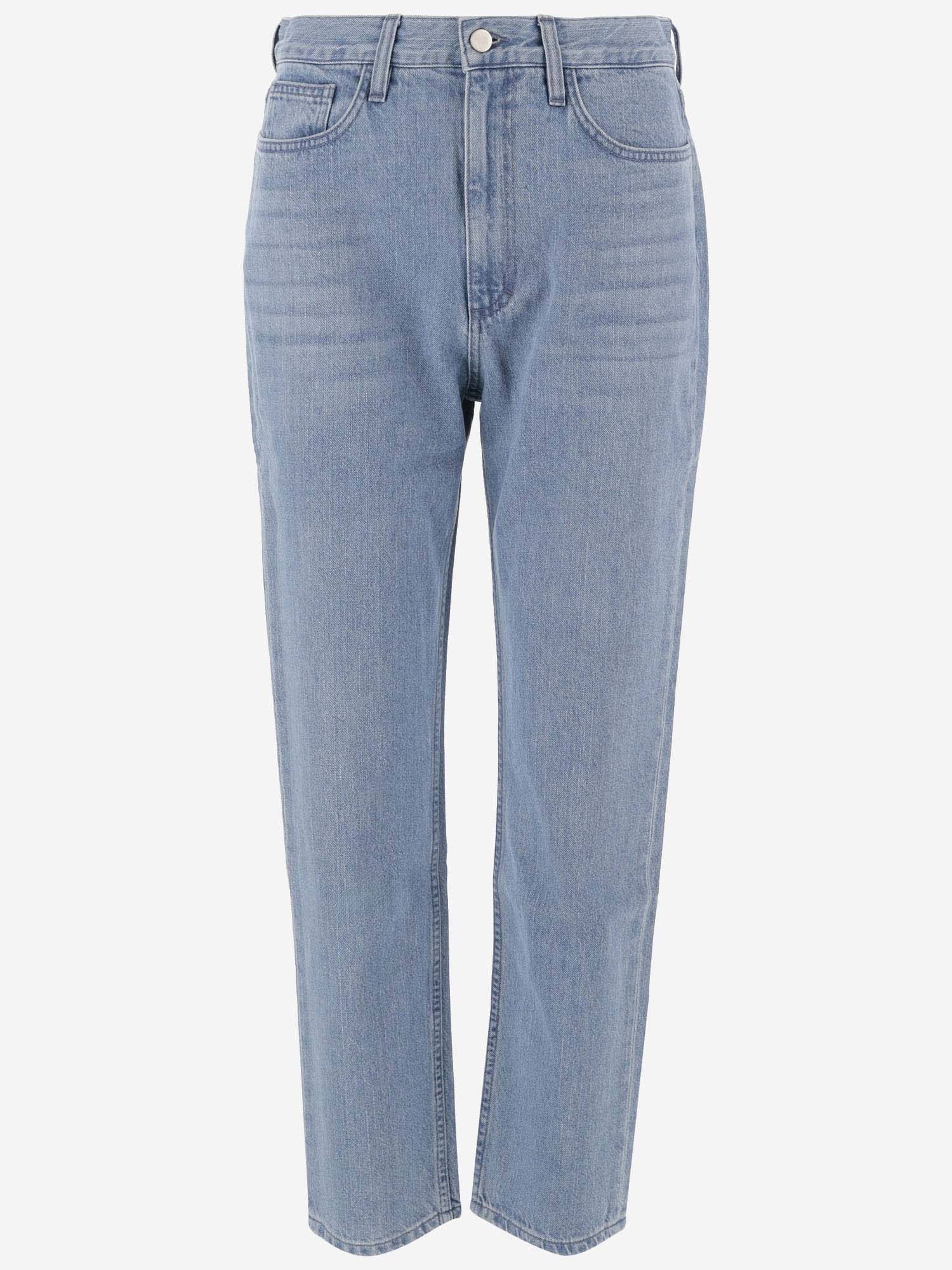 Straight-leg Cotton Denim Jeans