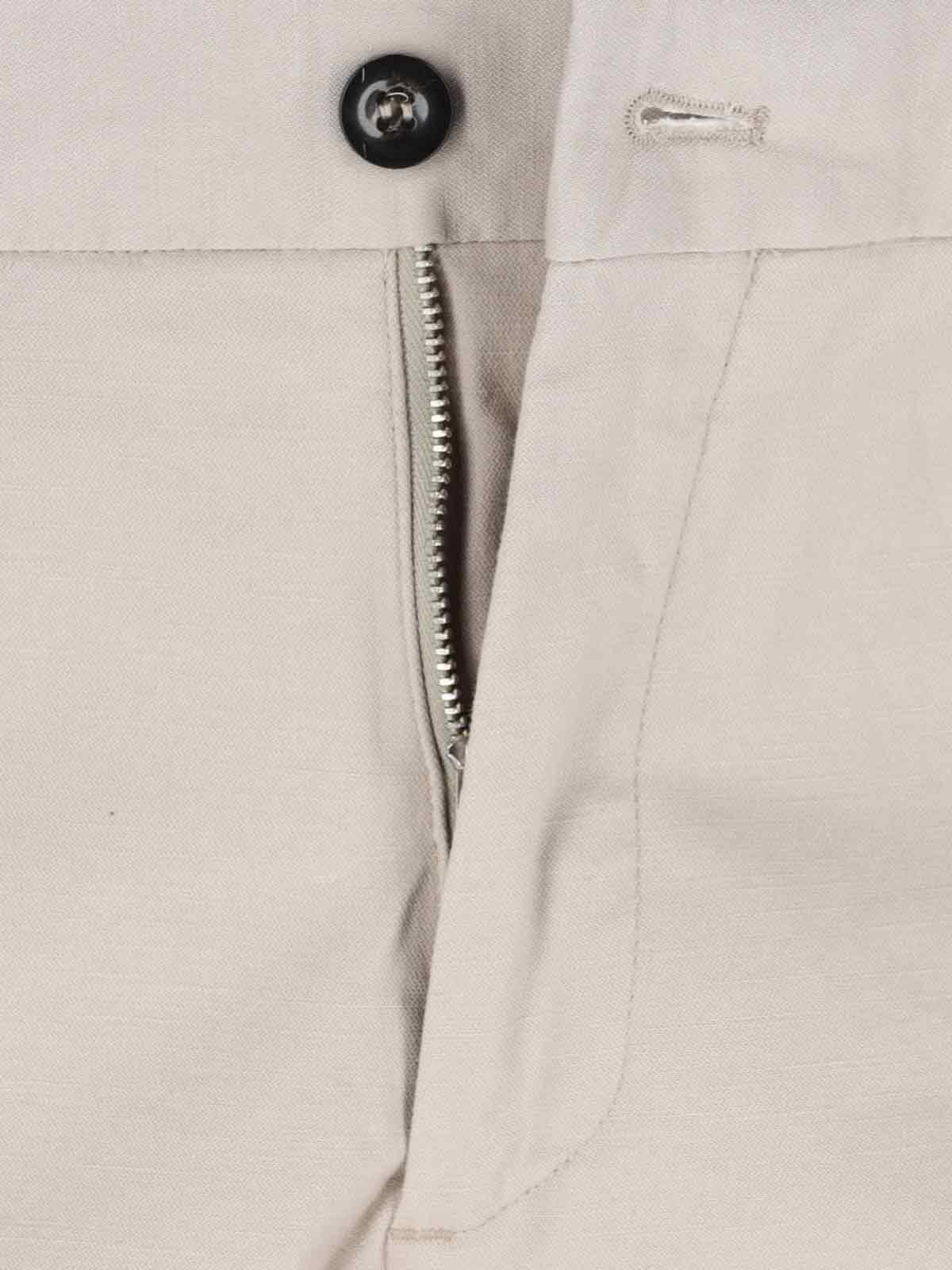 Incotex Tailored Trousers With Pockets And Loops In Beige