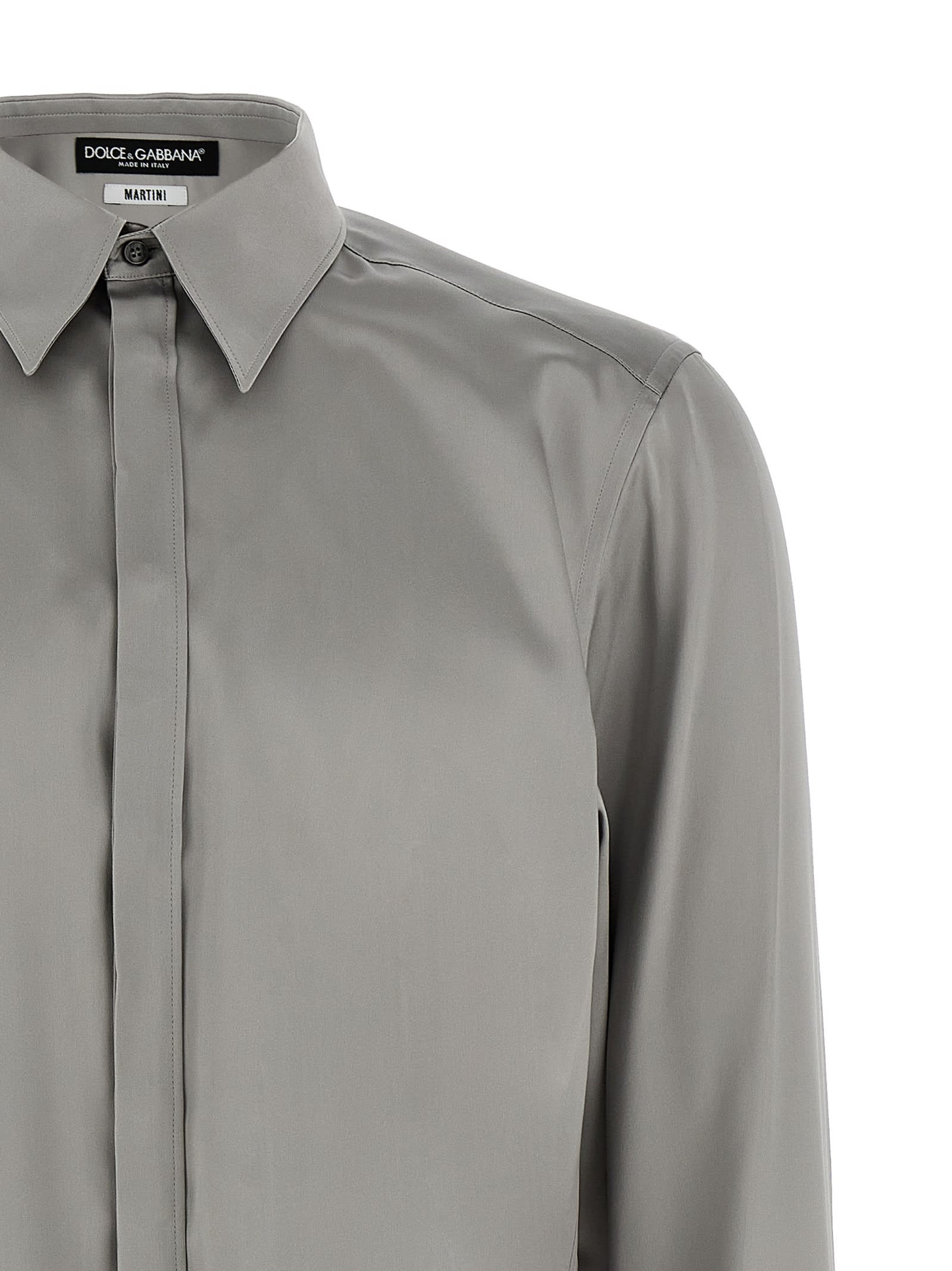 Dolce & Gabbana Martini Shirt And Blouse In Gray