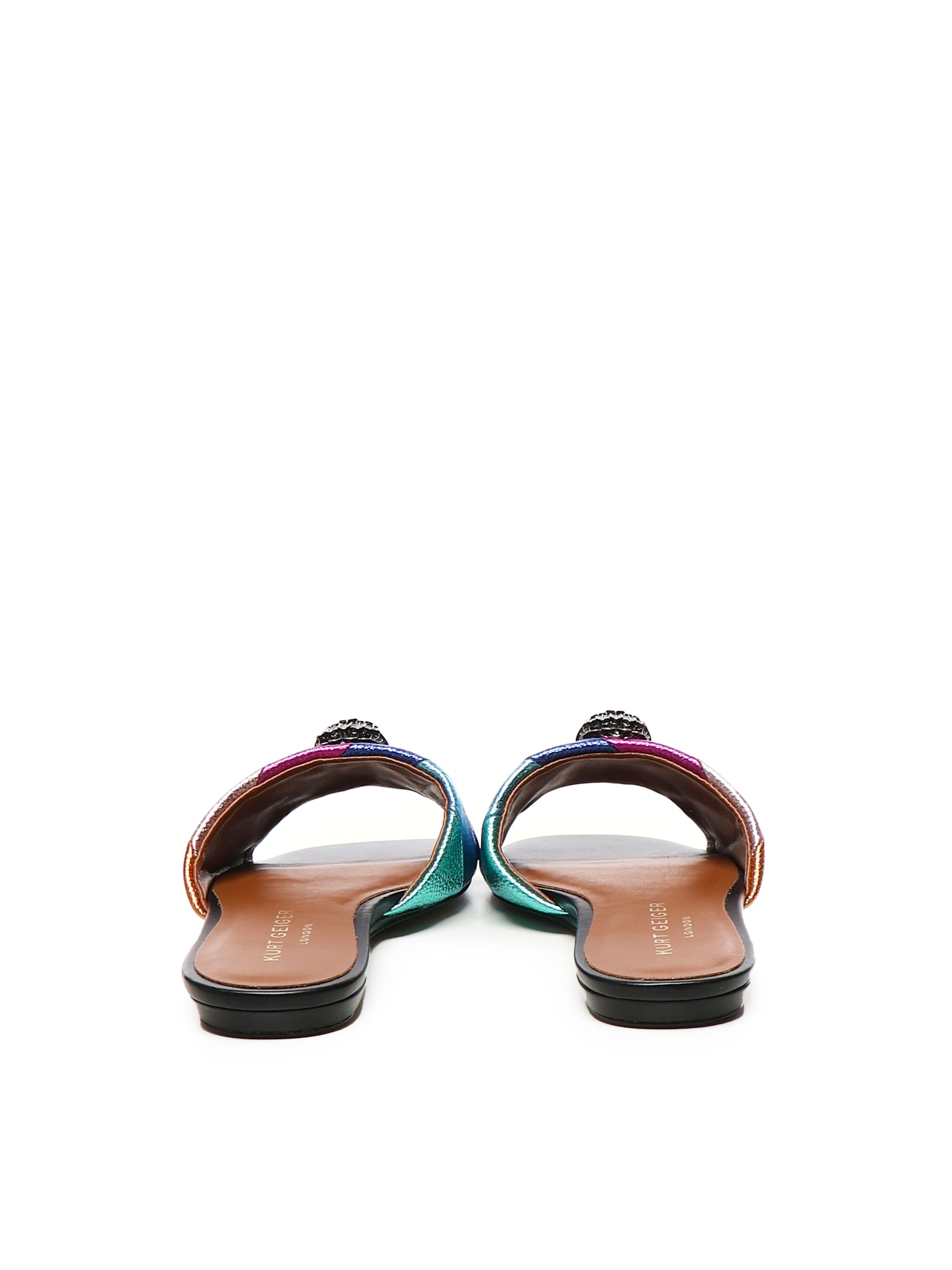 Kurt Geiger Leather Kensington Slides