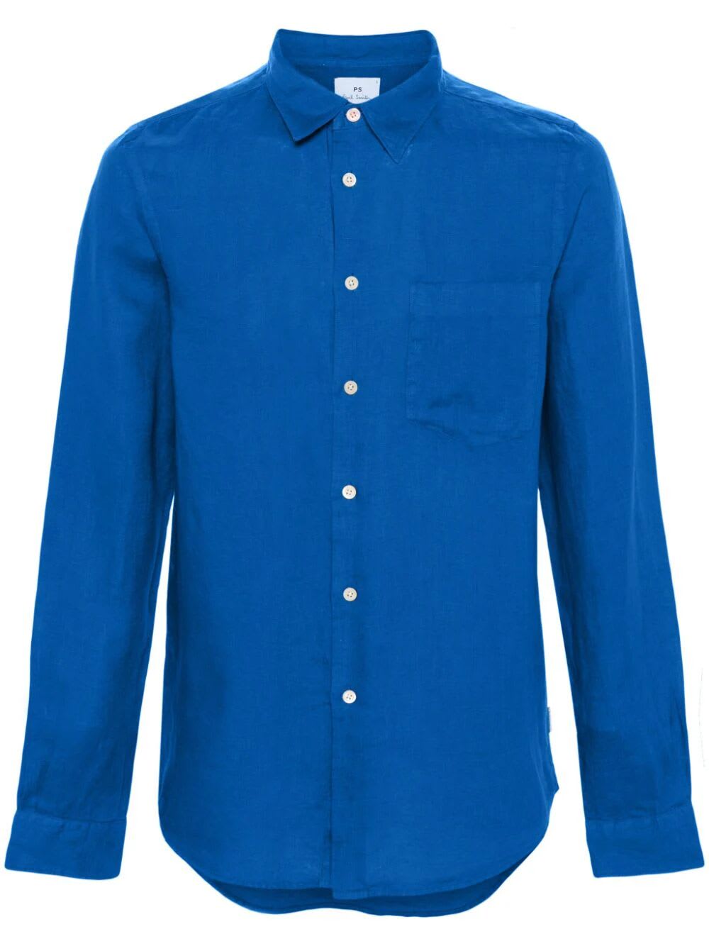 Shop Ps By Paul Smith Mens Ls Tailored Fit Shirt In Blues