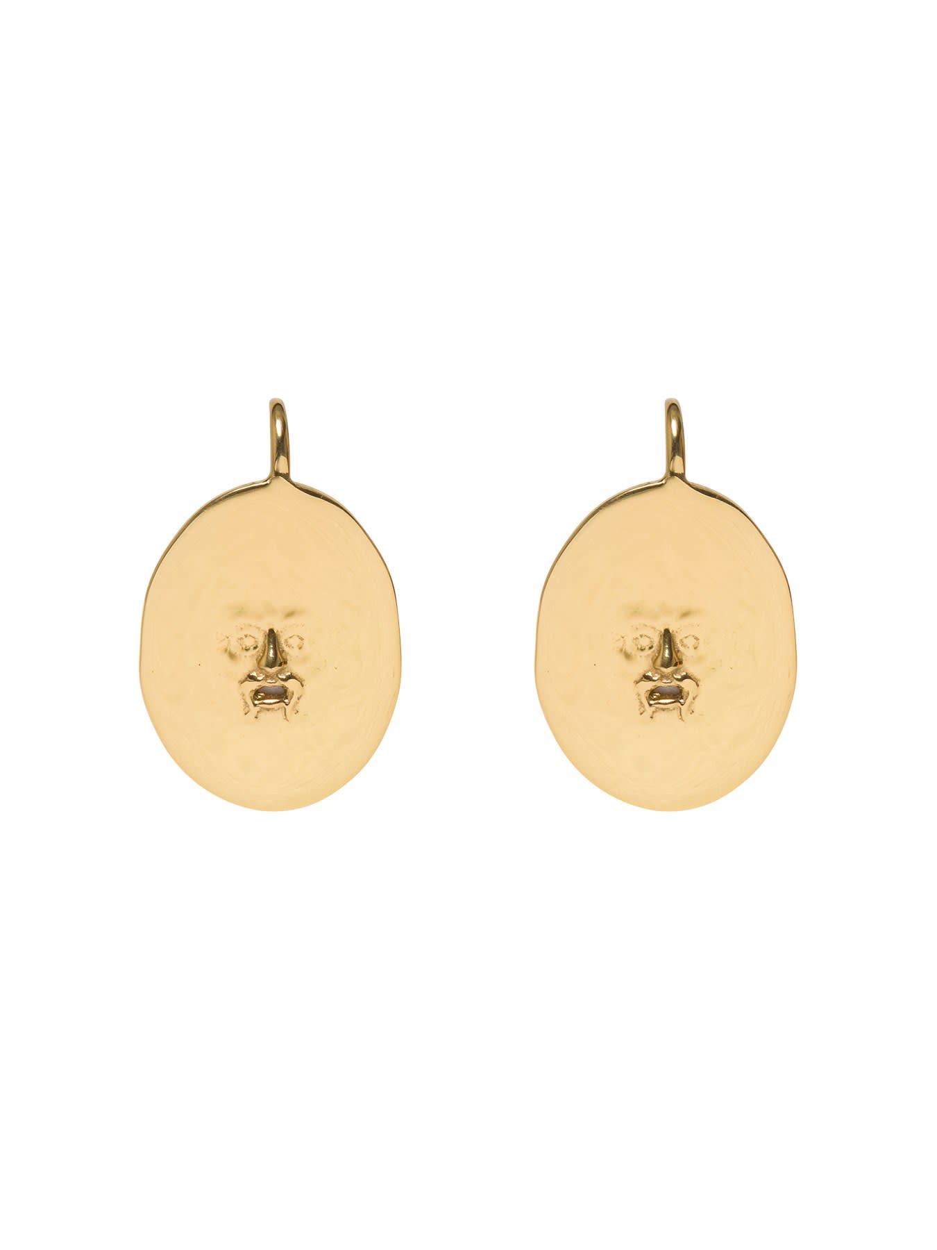 Patou Golden Brass Earrings