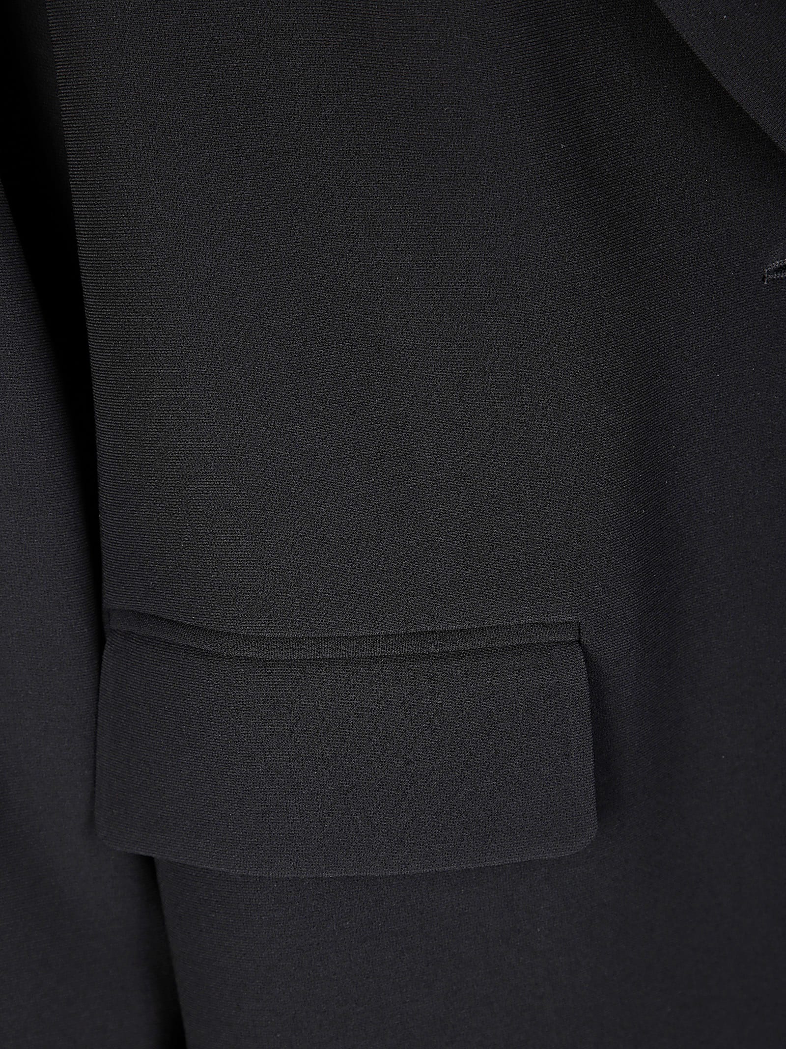 Alberto Biani Single-breasted Two-button Blazer With V-neck Lapels In Blue