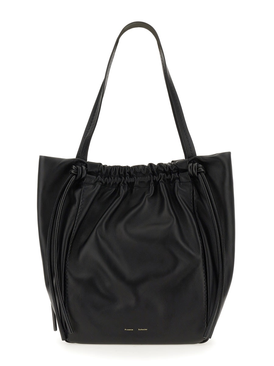 Shop Proenza Schouler Drawstring Bag In Black