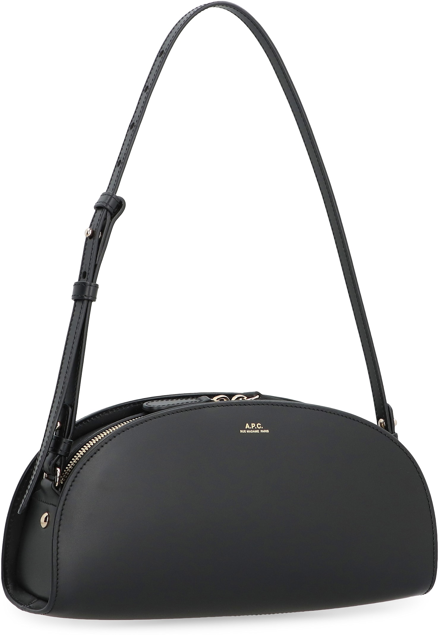 Apc A.p.c. 'demi-lune' Shoulder Bag In Black