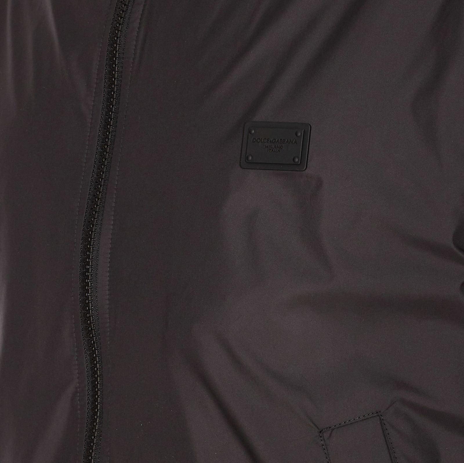 DOLCE & GABBANA LOGO PLAQUE BOMBER