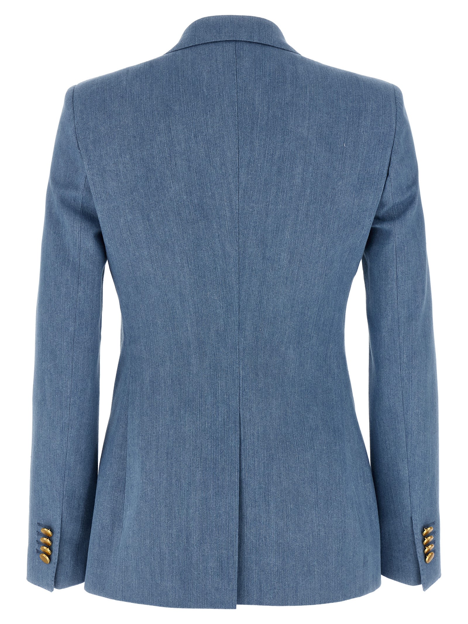 Tagliatore 'nayade' Blazer Double-breasted Gold Buttons In Blue