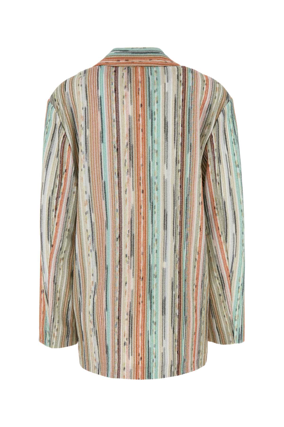 Shop Missoni Multicolor Viscose Blend Blazer
