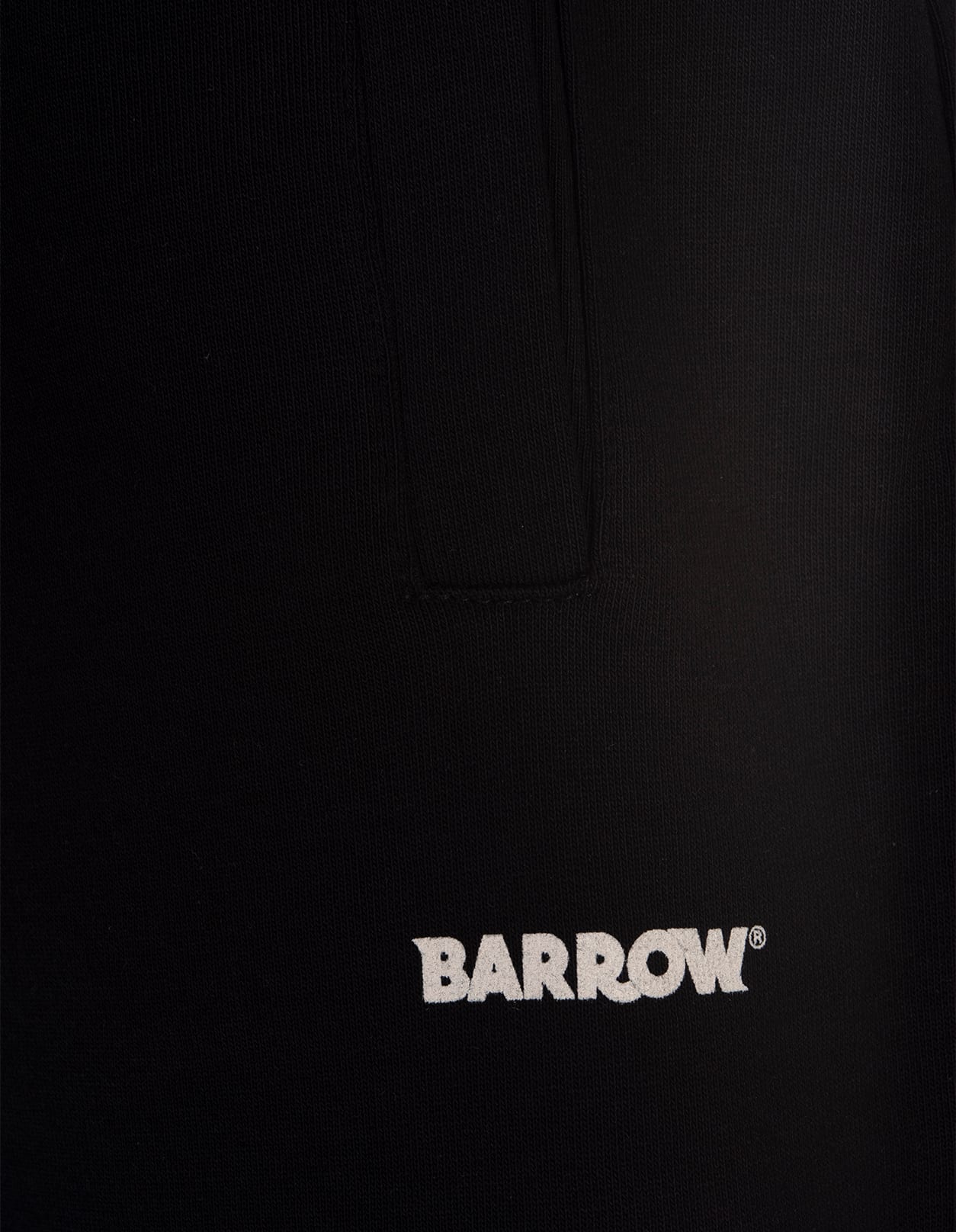 Barrow Bermuda In Fleece Iconic In Black