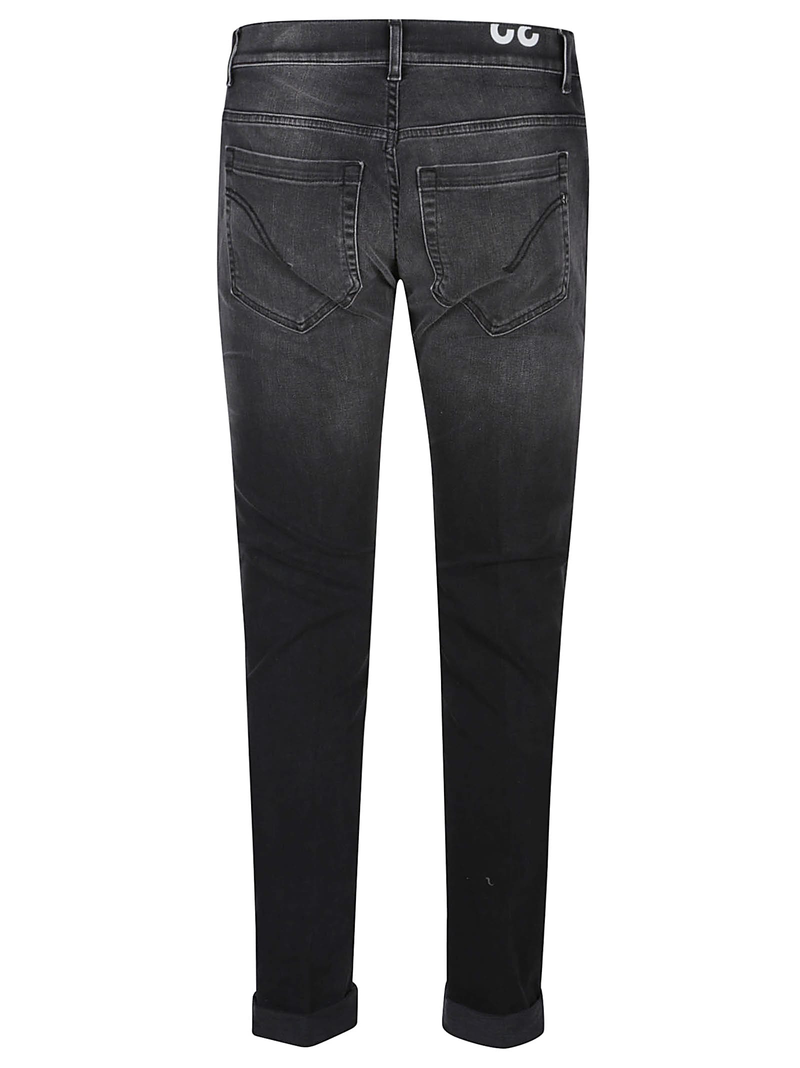 Shop Dondup George Jeans In Nero