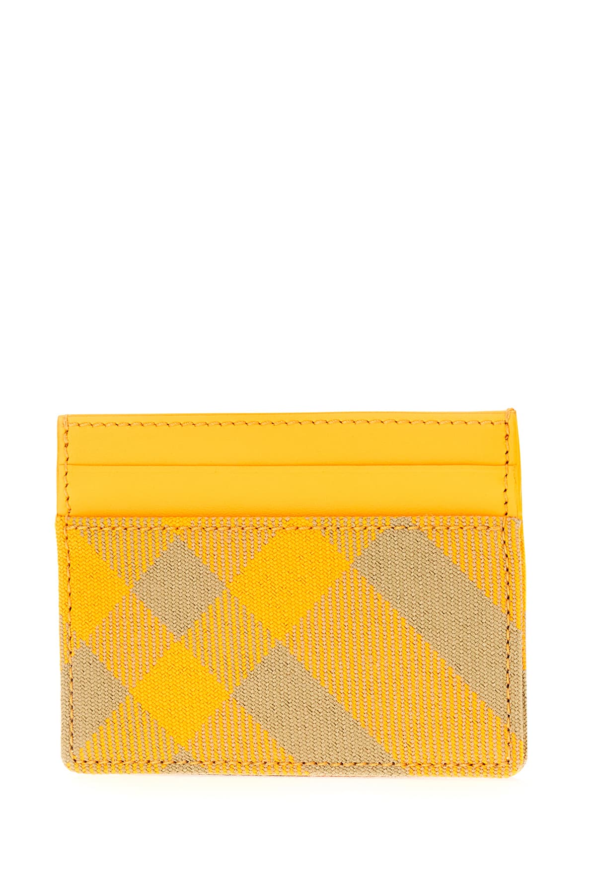 Shop Burberry Printed Polyester Blend Card Holder In Hunter