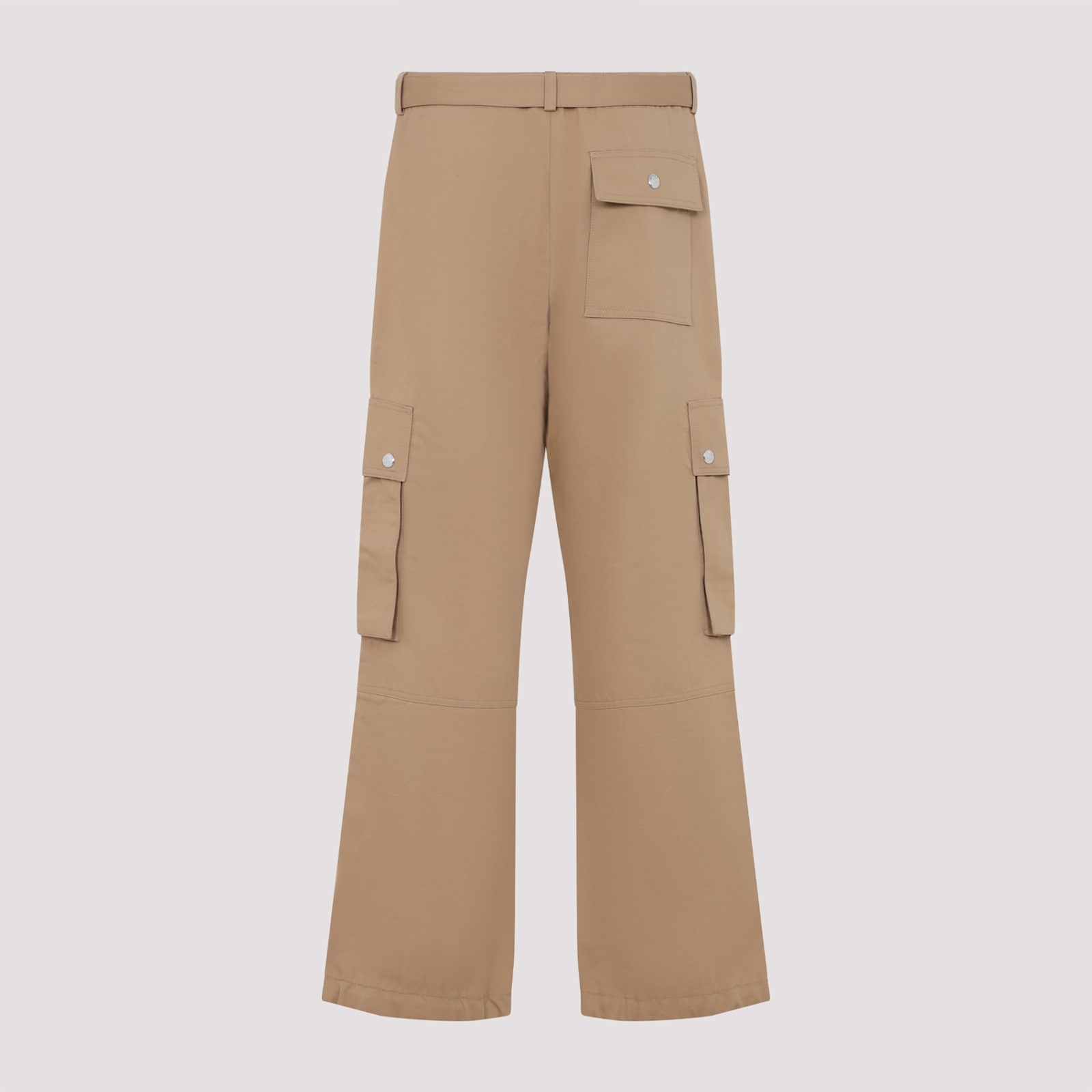 Jacquemus Cargo Pants Adjustable Cuffs In Camel
