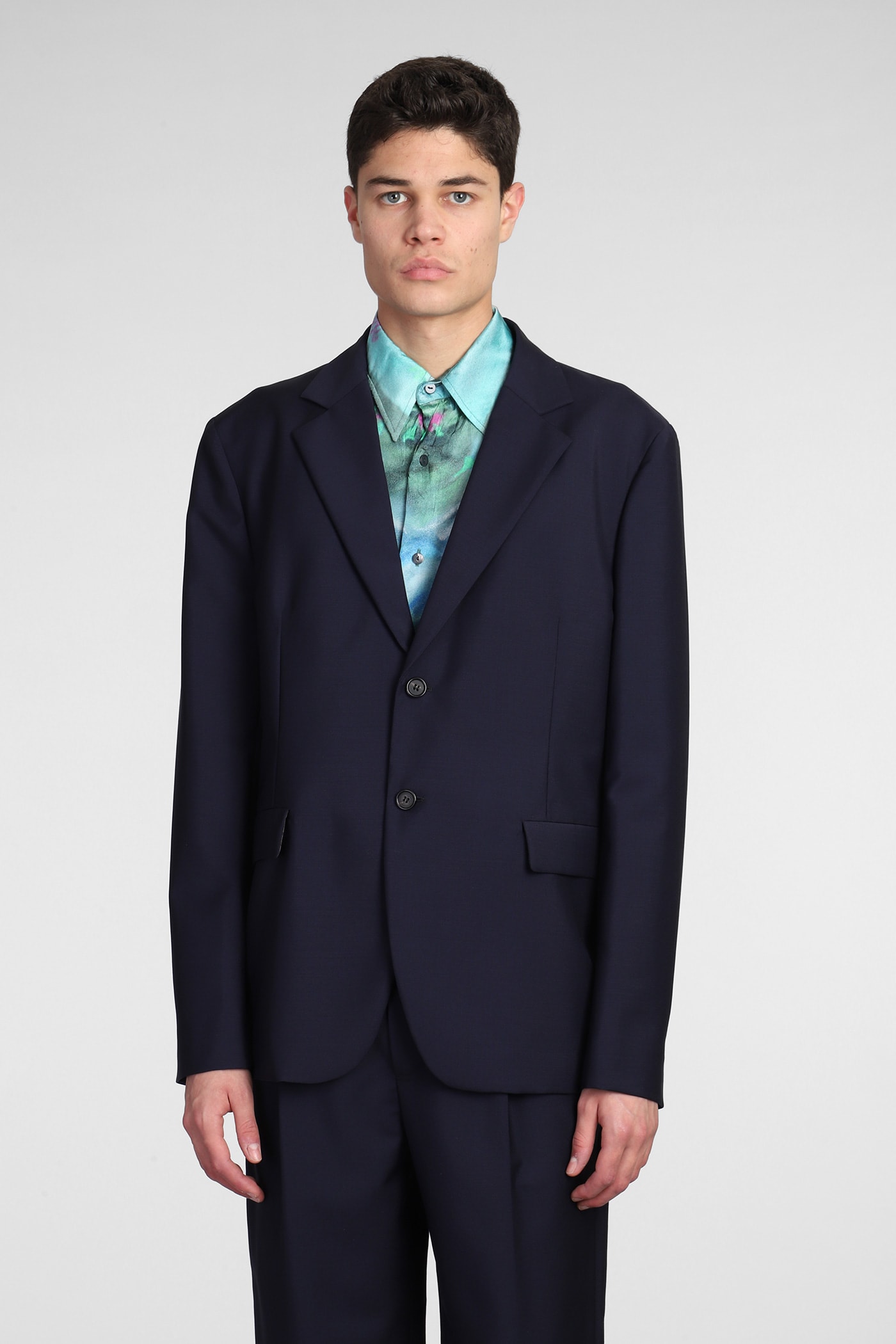 Single-breasted Buttoned Blazer