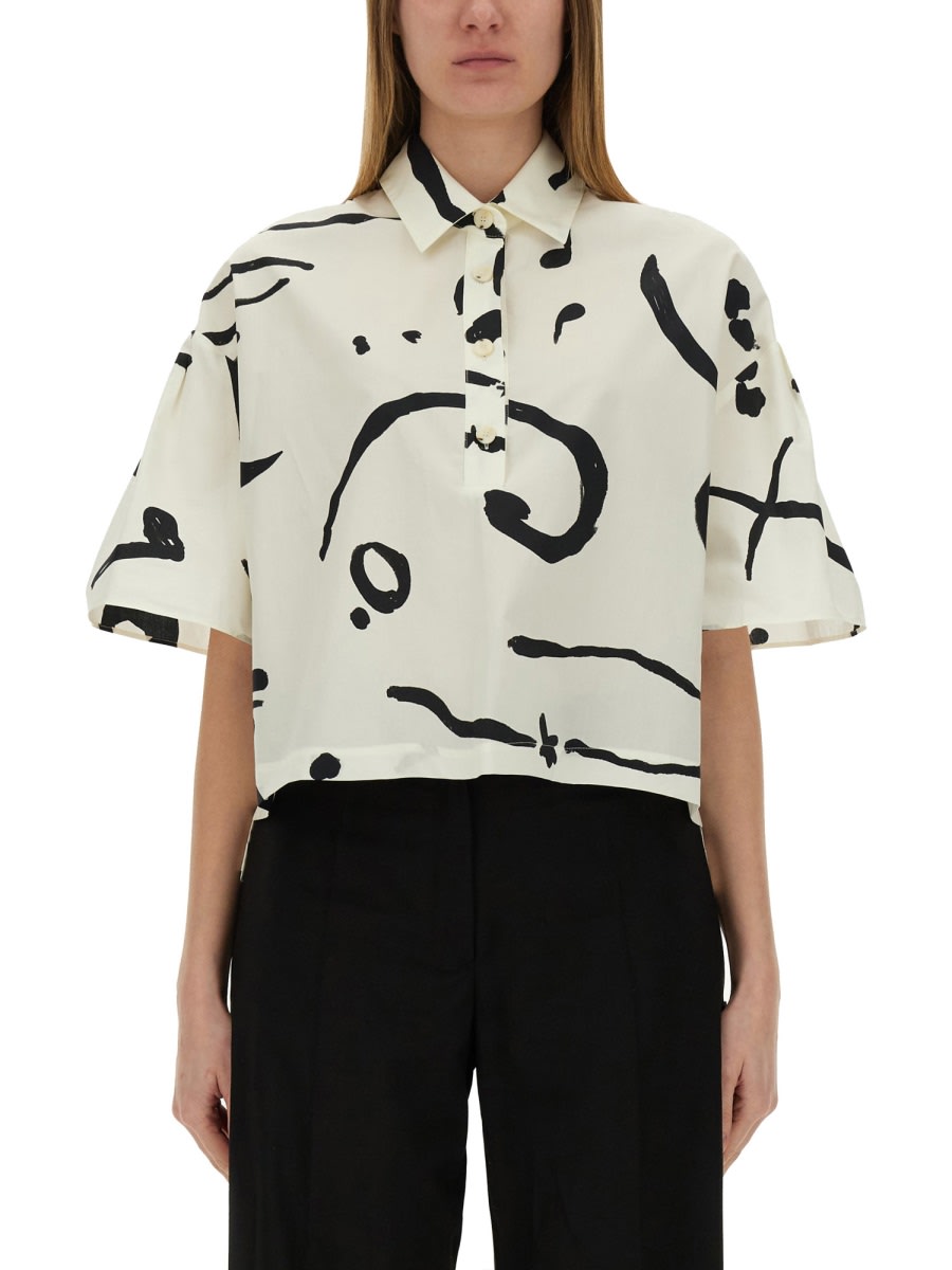 ALYSI POLO SHIRT PRINTED ORCHESTRA