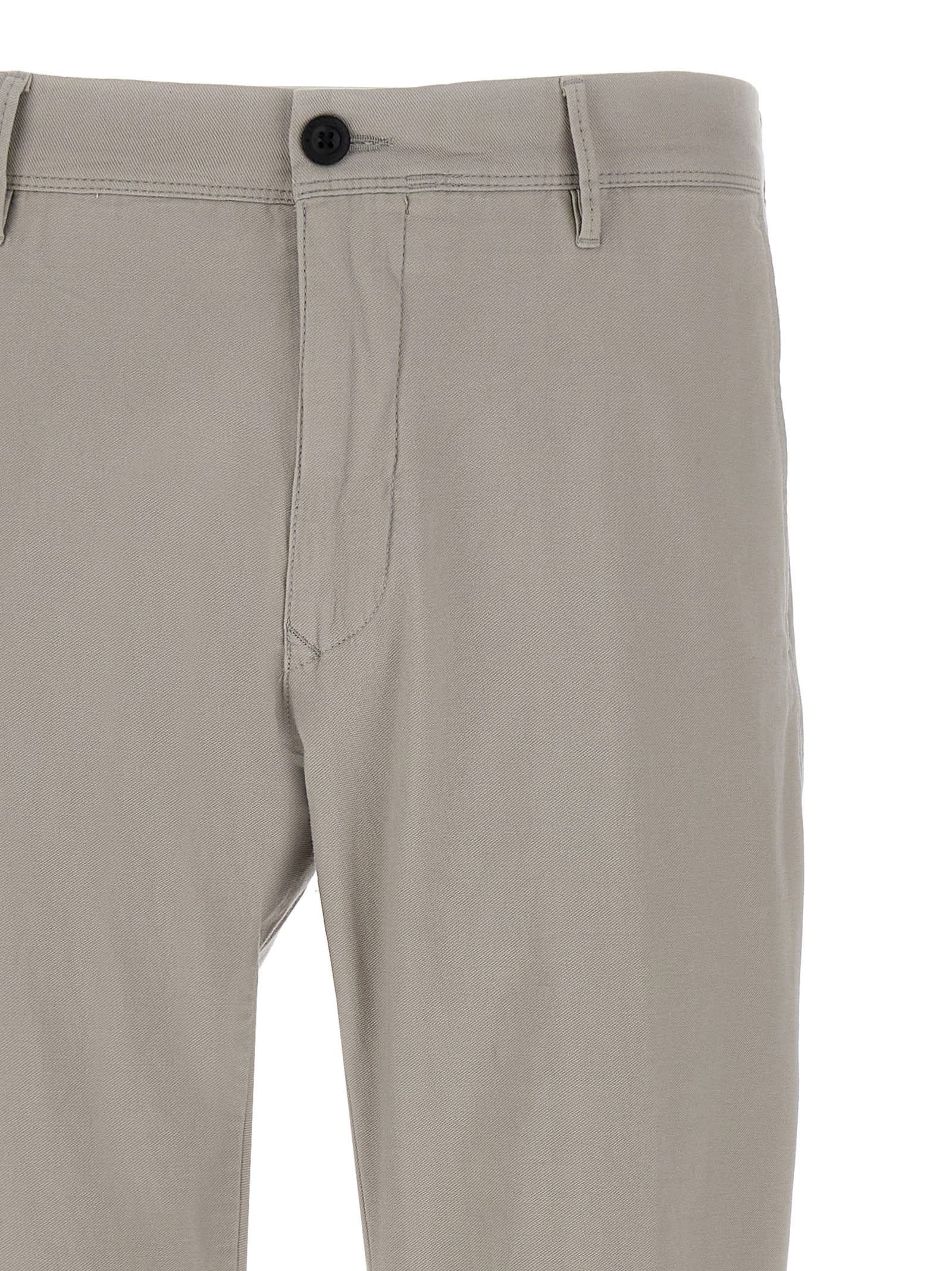 Incotex Trousers Featuring Belt Loops And Pockets In Gray