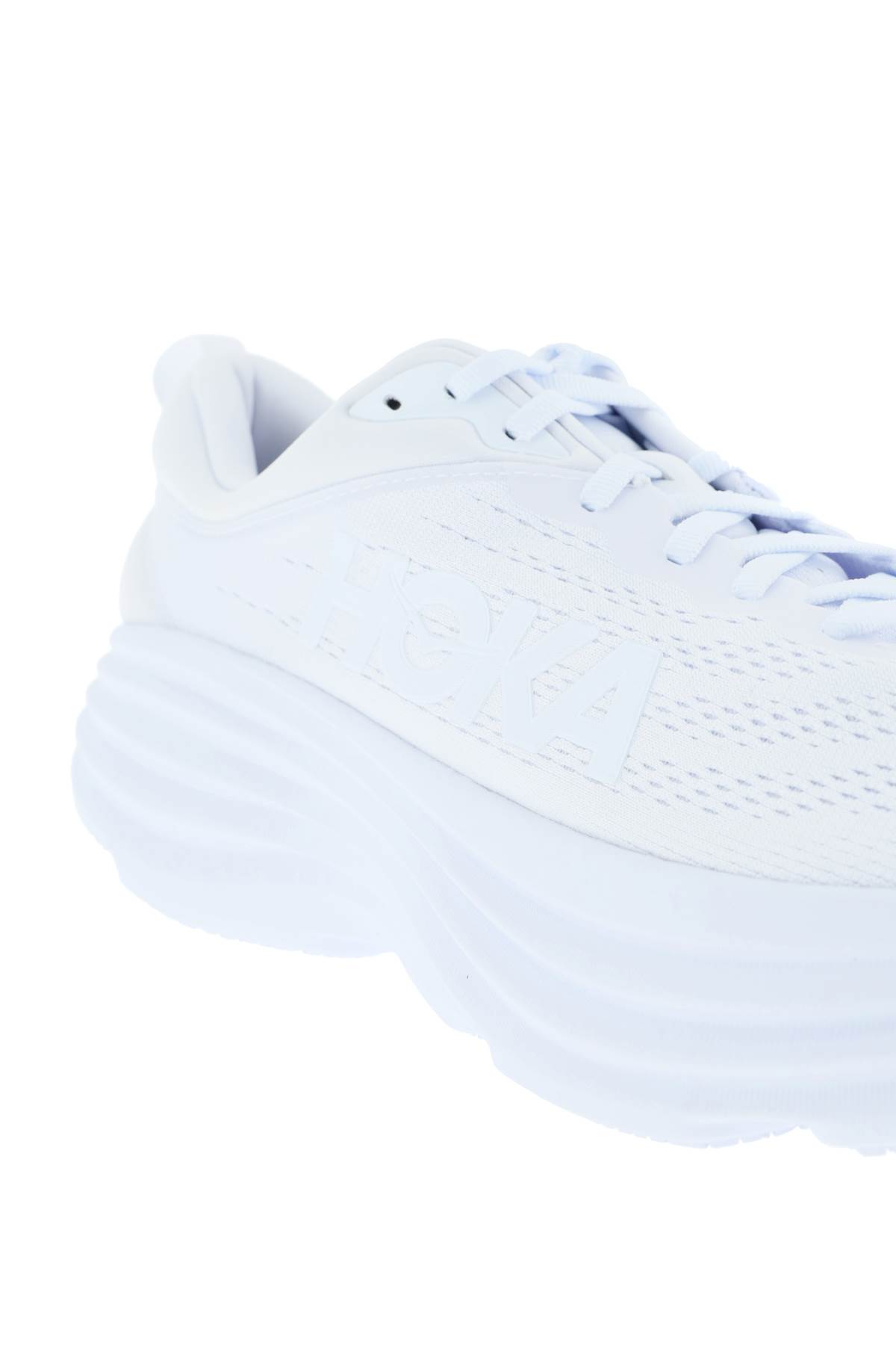 Shop Hoka Bondi 8 Sneakers In White White (white)