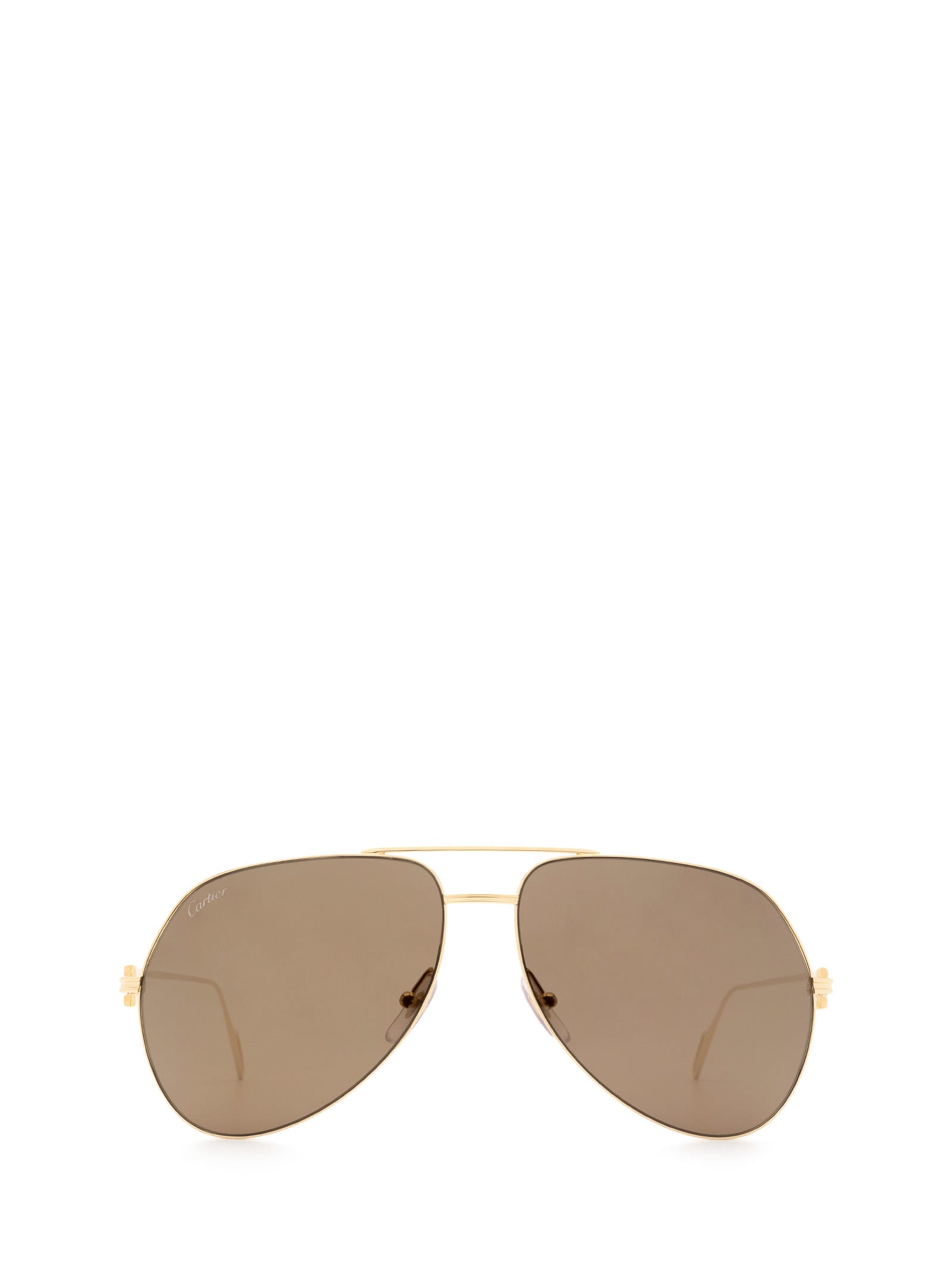 Cartier Eyewear Cartier Ct0110s Gold Sunglasses