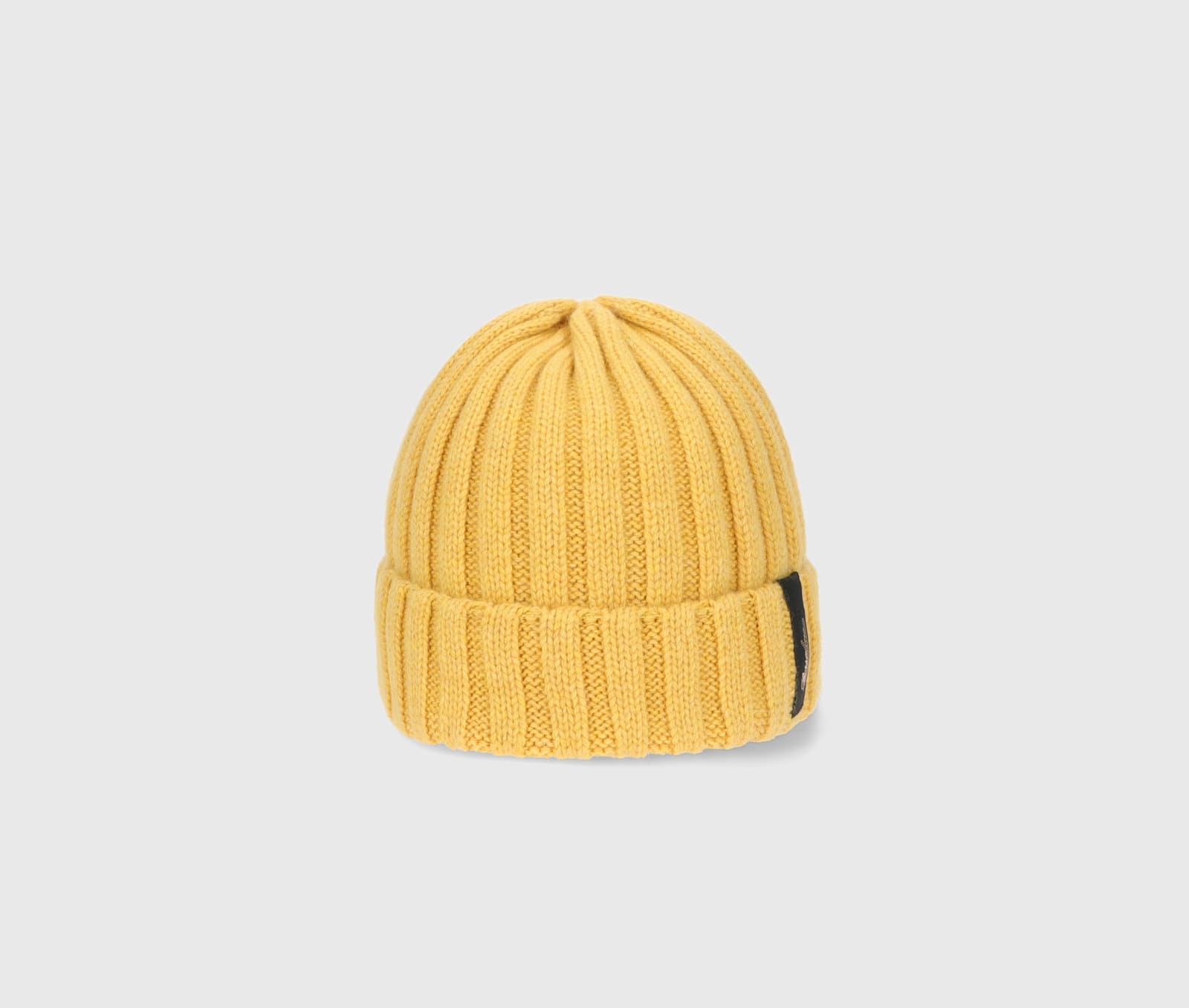 Shop Borsalino Hill Beanie Cashmere In Yellow