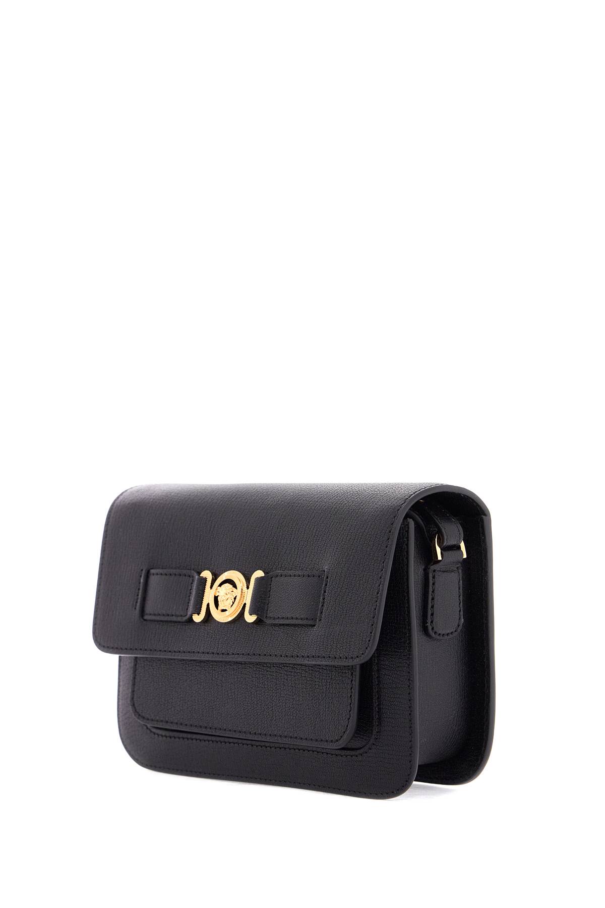 Versace Medusa Biggie Messenger In Blackgold