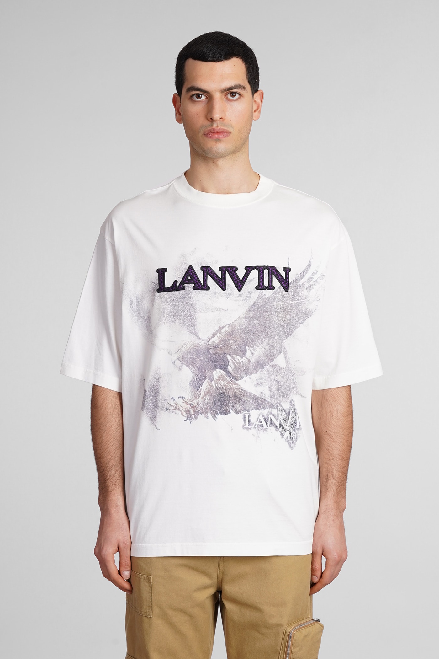 Shop Lanvin T-shirt In White Cotton
