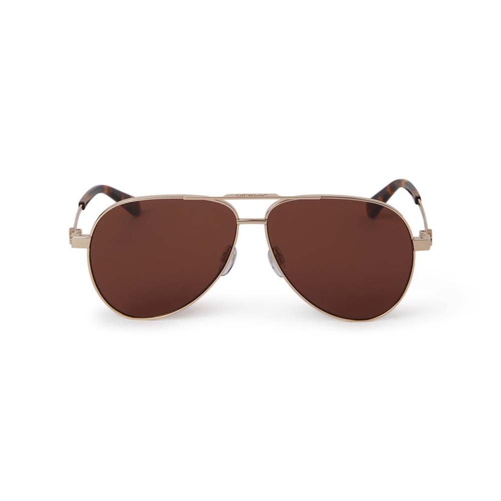 Off-white Sunglasses In Oro/bronzo Specchiato