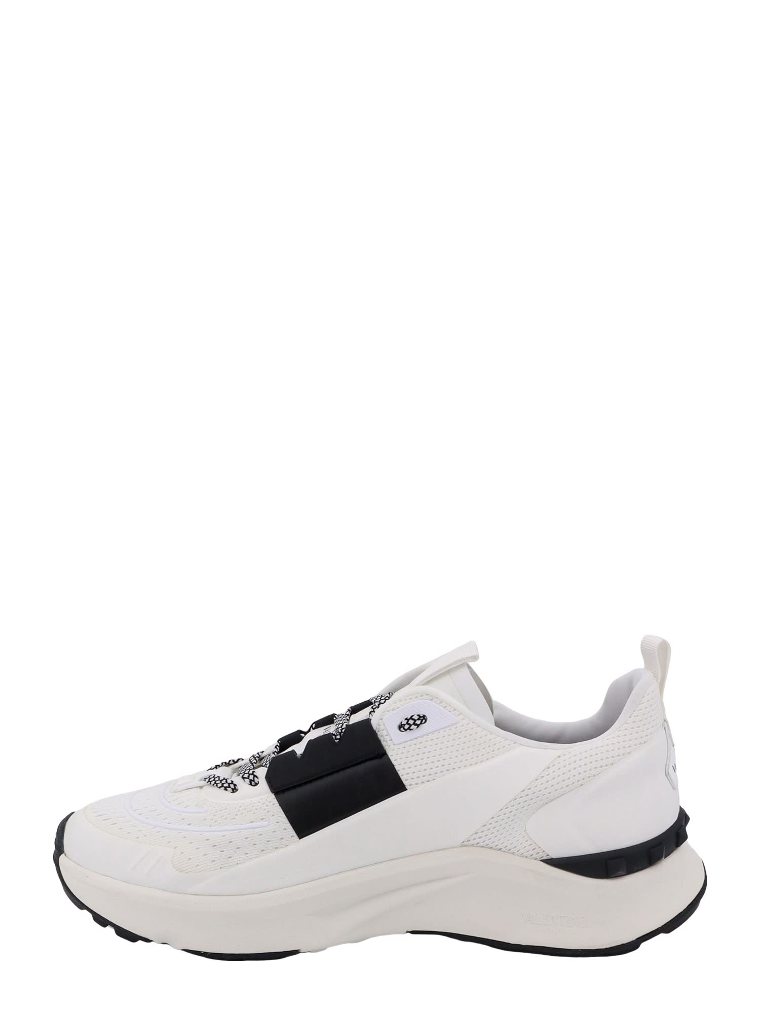Shop Valentino True Act Sneakers In White