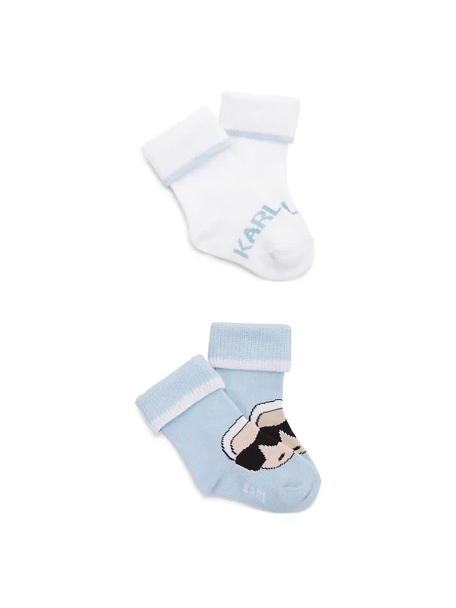 Karl Lagerfeld Set 2 Socks In Multicolour