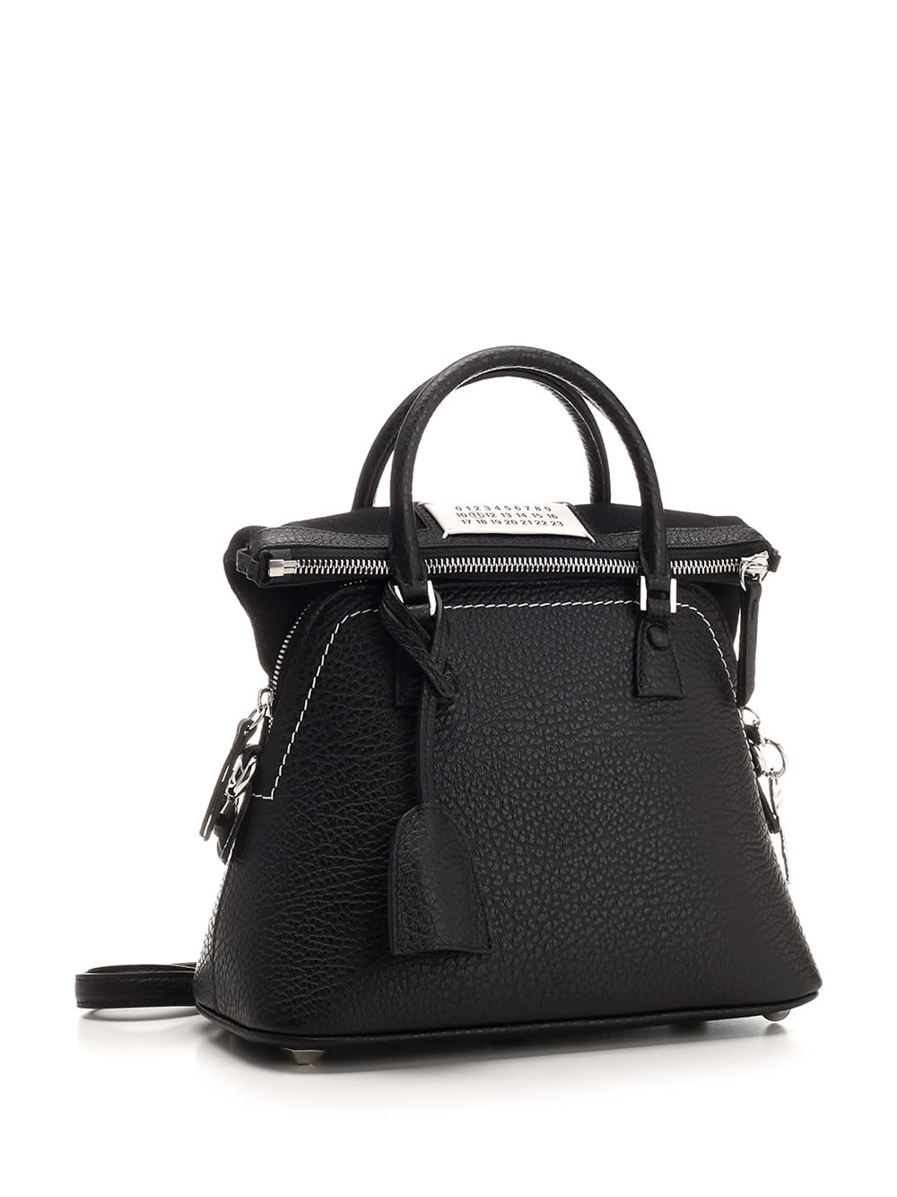 Shop Maison Margiela Mini 5ac Top Handle Shoulder Bag In T8013