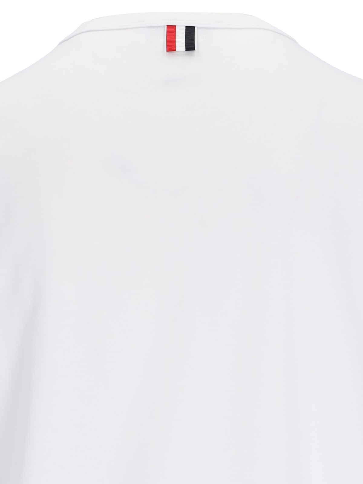 Shop Thom Browne Logo T-shirt In White