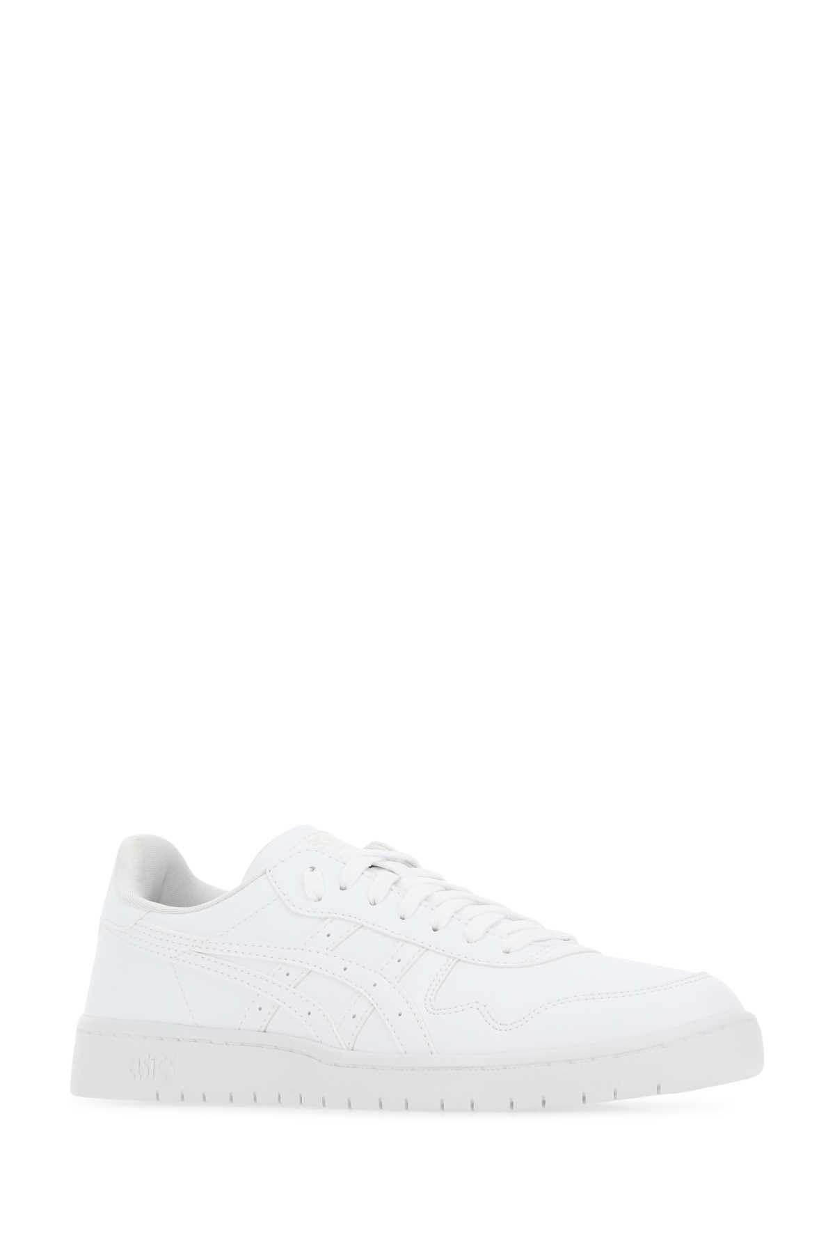 Comme Des Garçons Shirt White Leather Japan Sneakers