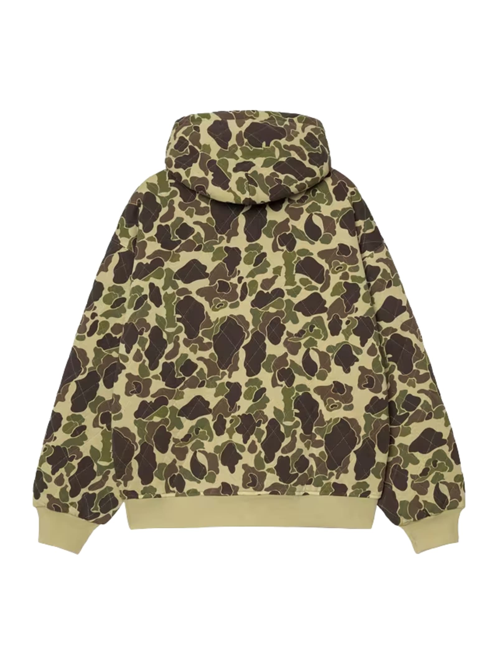 Carhartt Work In Progress Vista Quilted Hooded Jacket In Green