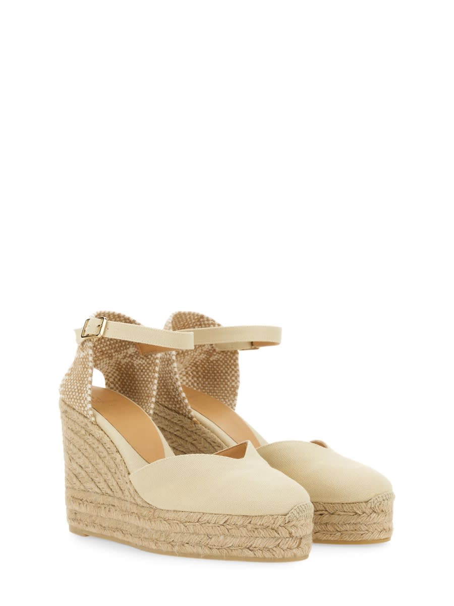Castaã±er 60mm Carol Wedge In Ivory