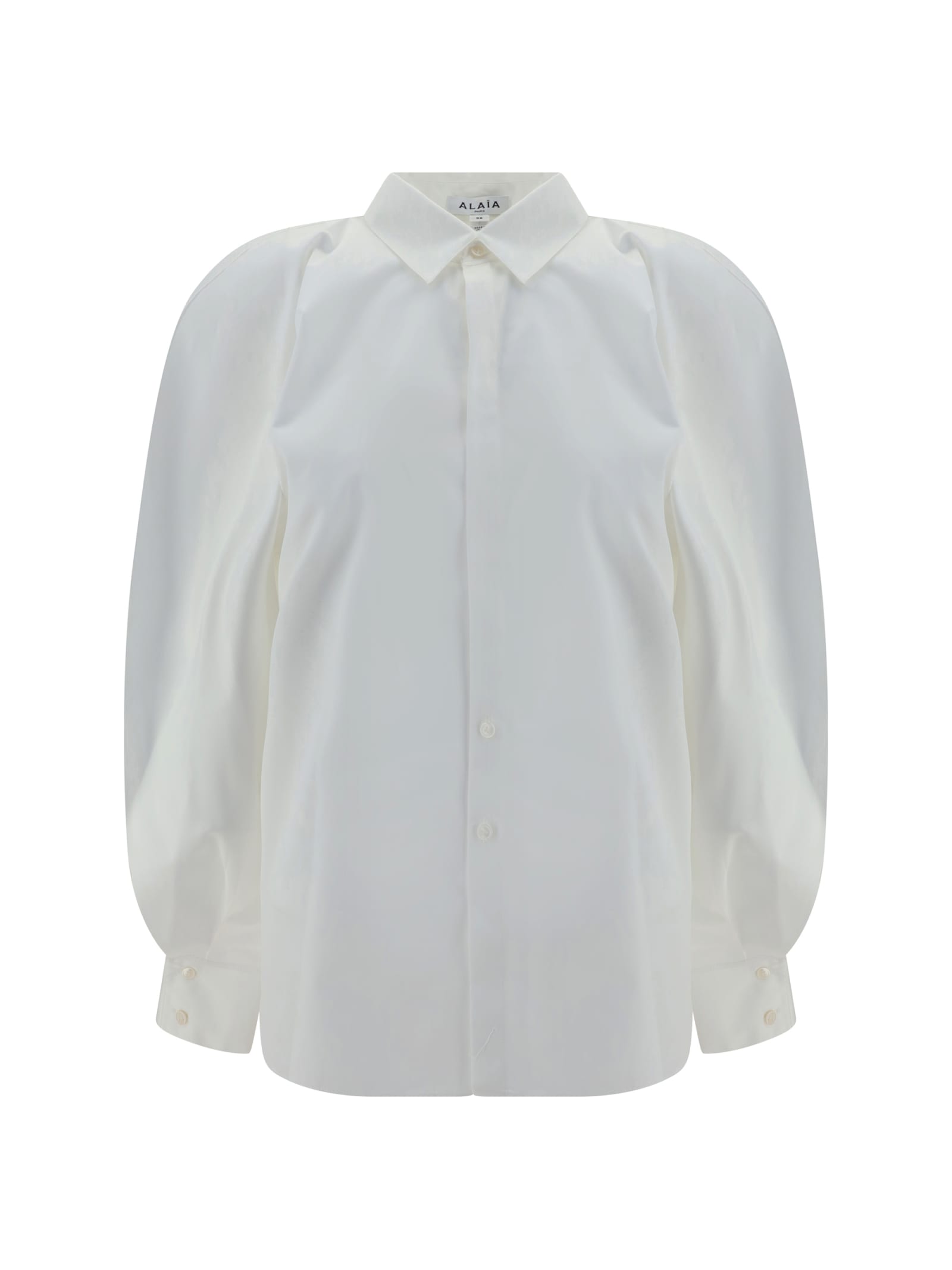 Shop Alaïa Shirt In Blanc