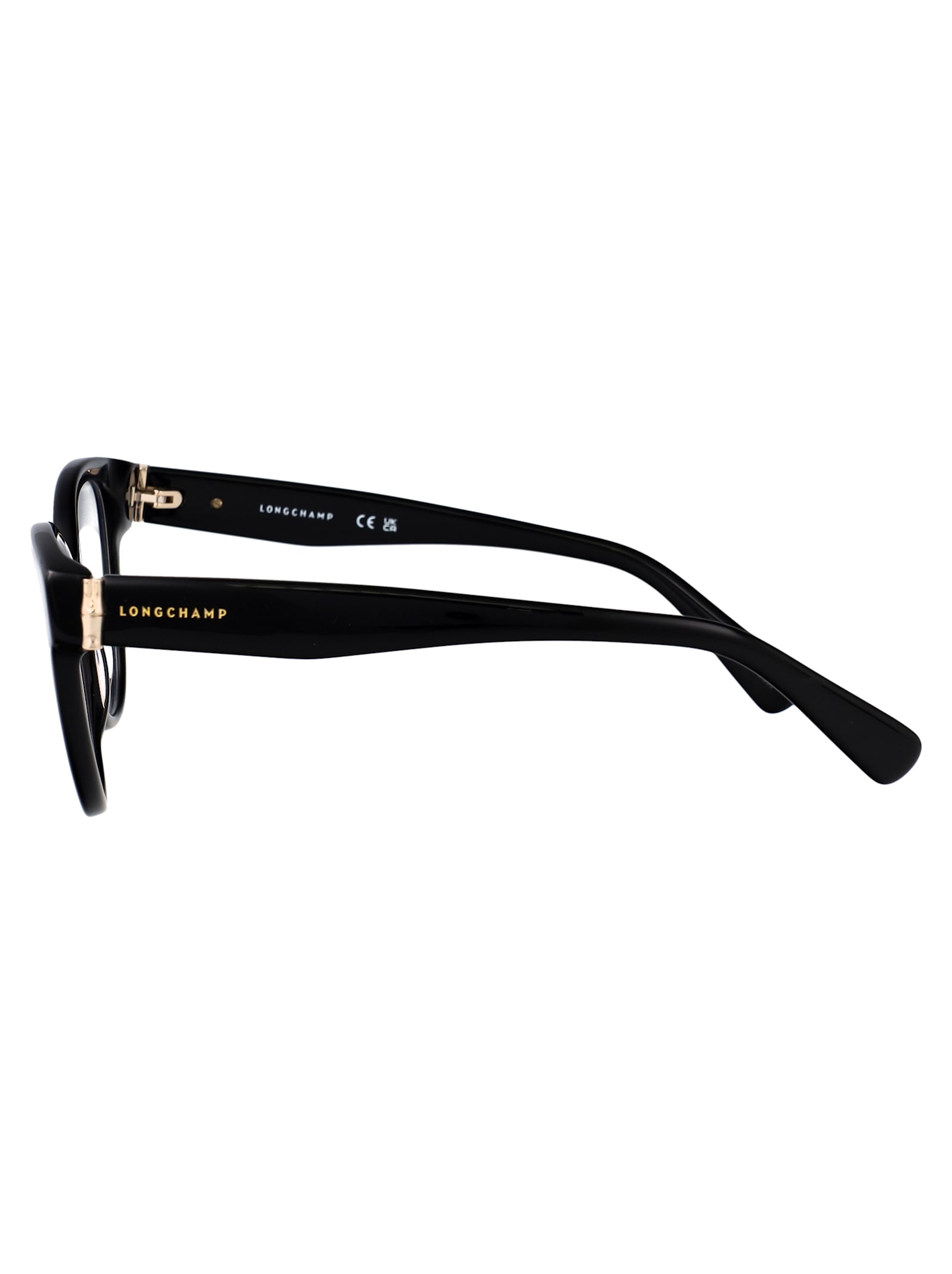 Longchamp Geometric Flat Mirror In Black
