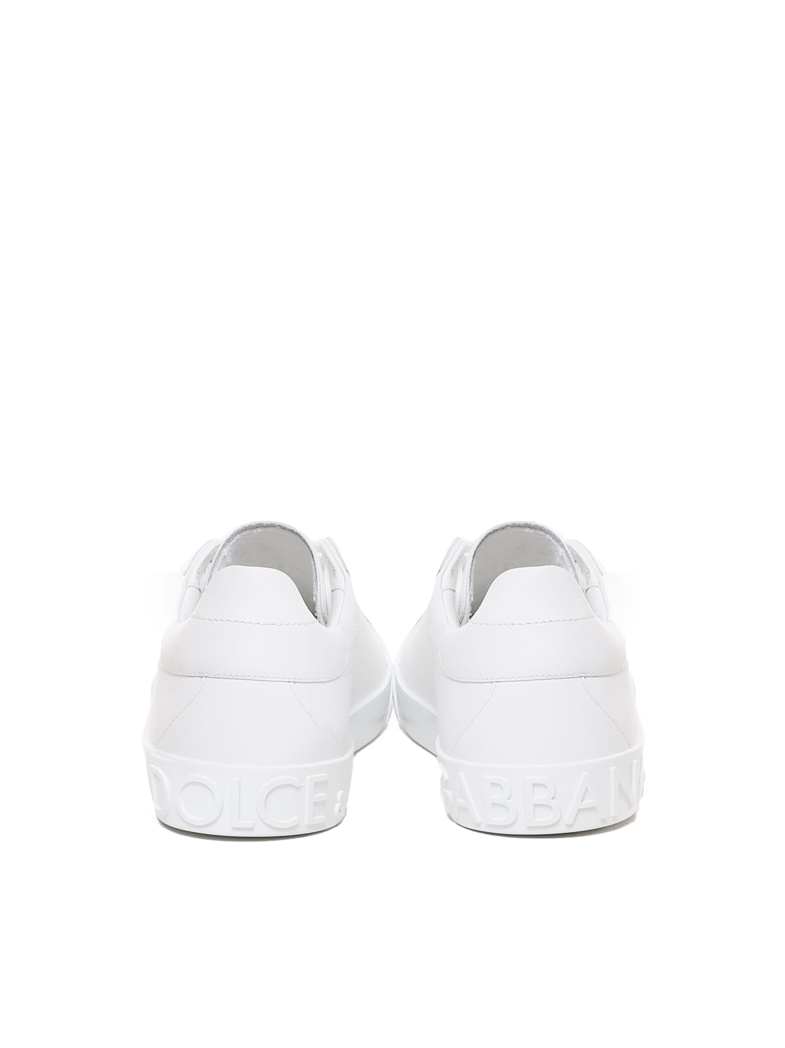 Shop Dolce & Gabbana Portofino Vintage In Calfskin In White