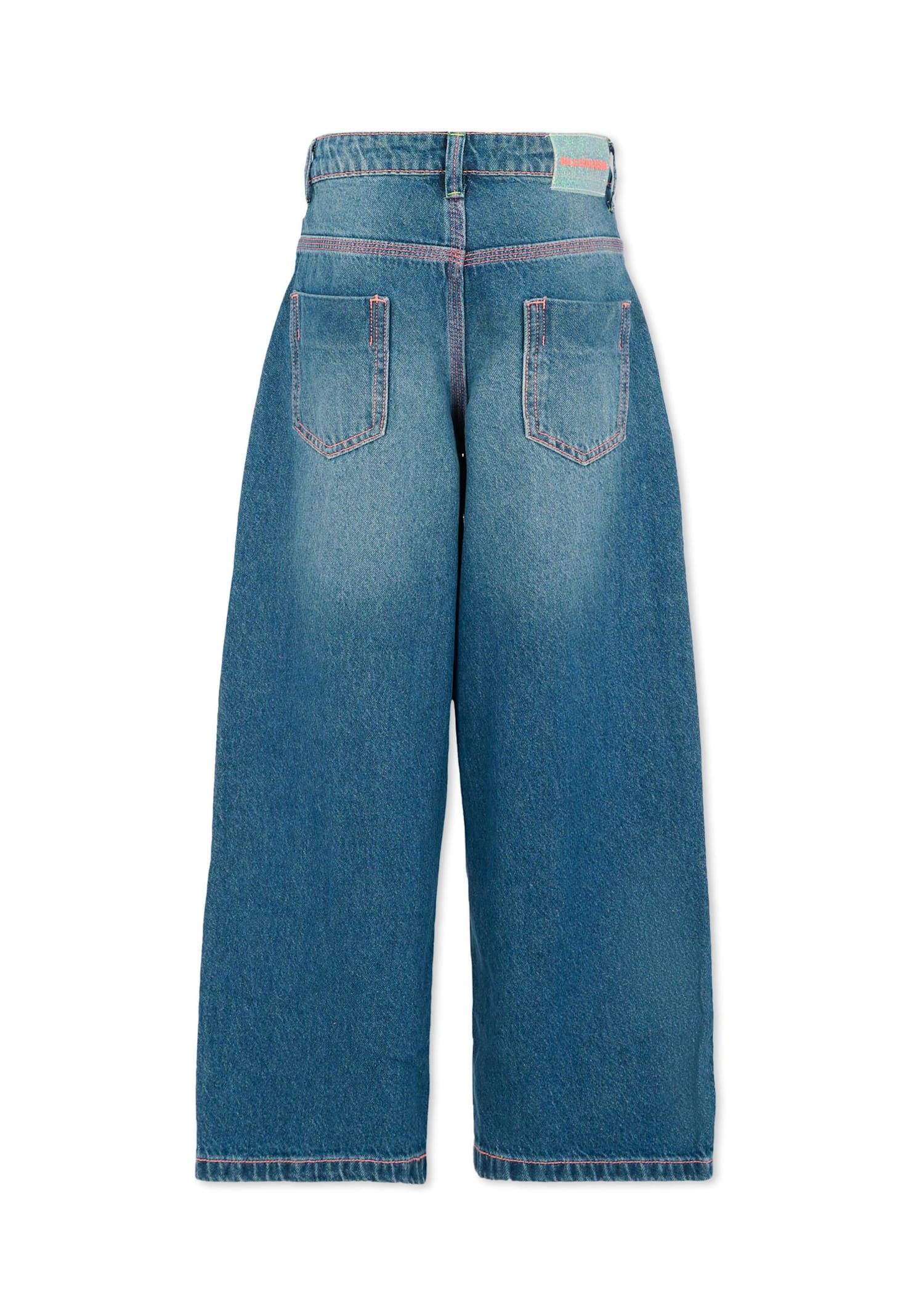 Billieblush Denim Jeans For Girl With Hearts In Blue