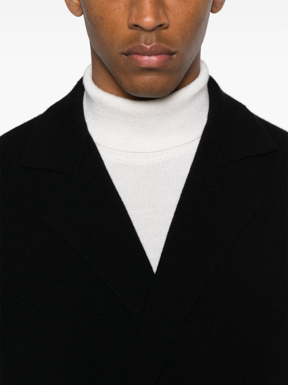 Tagliatore Double-breasted Blazer In Black