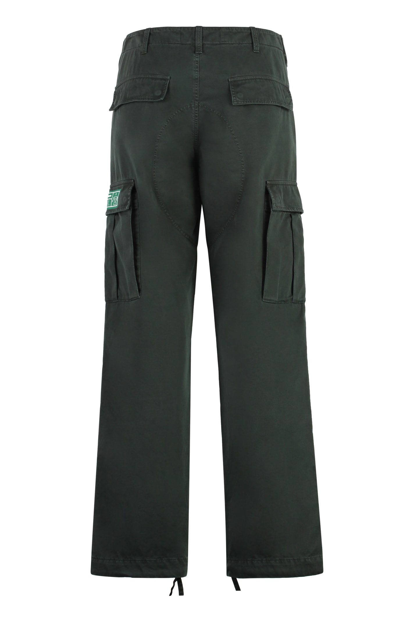 Shop Dolce & Gabbana Cotton Cargo-trousers In Green