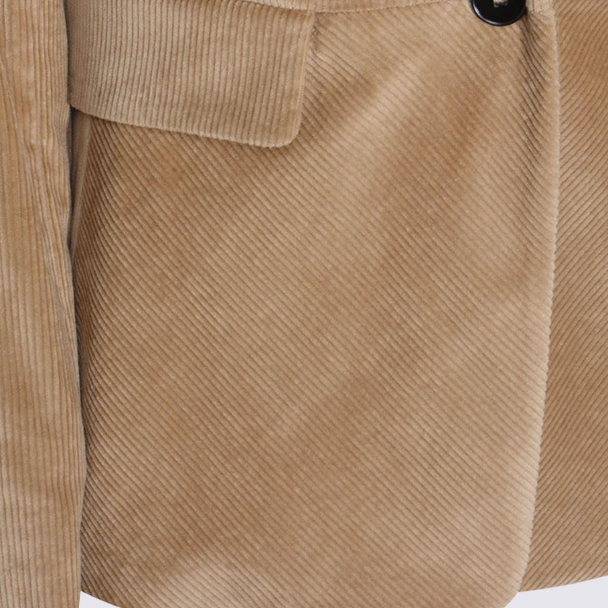 Antonelli Beige Cotton Grumello Blazer In Brown