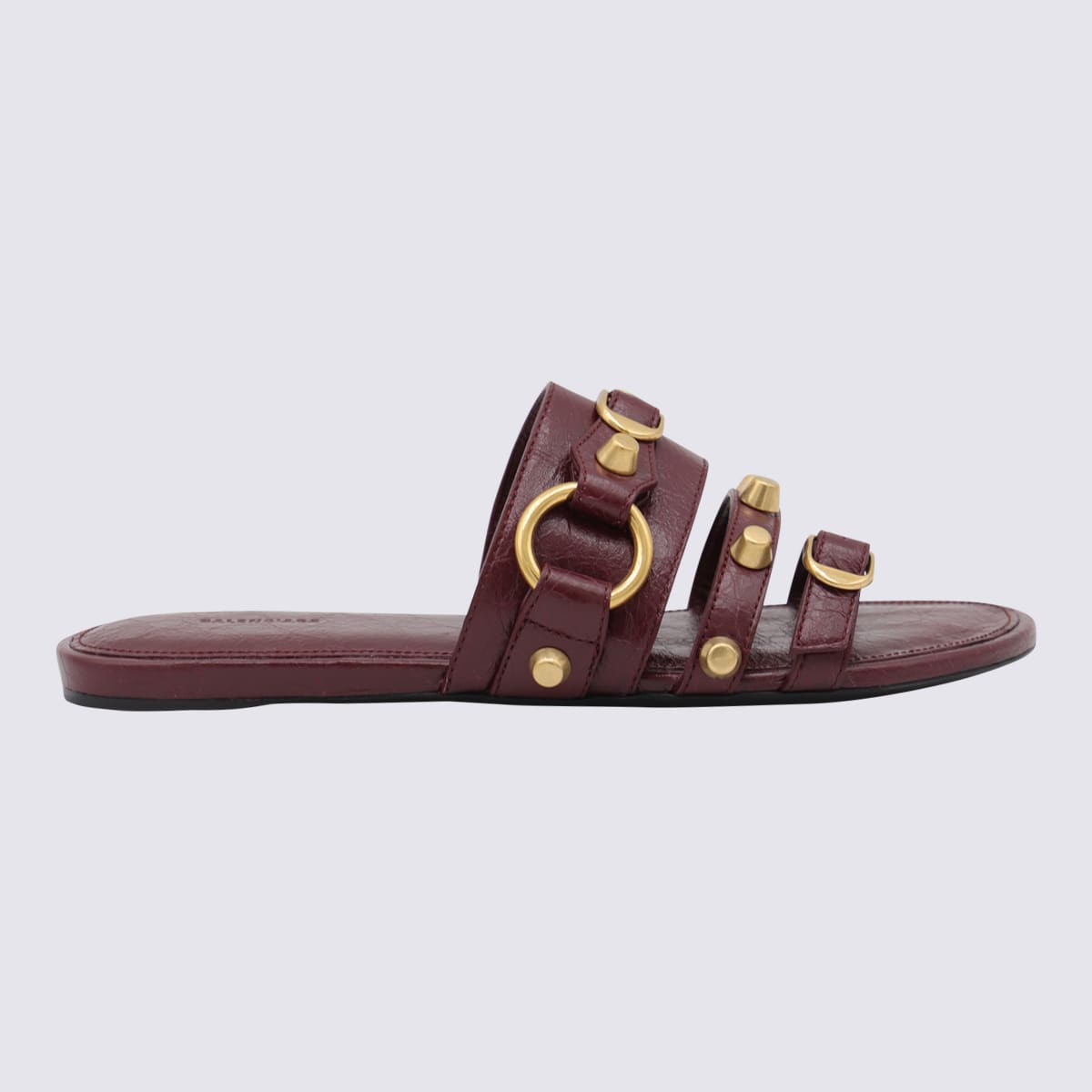 Bordeaux Leather City Flats