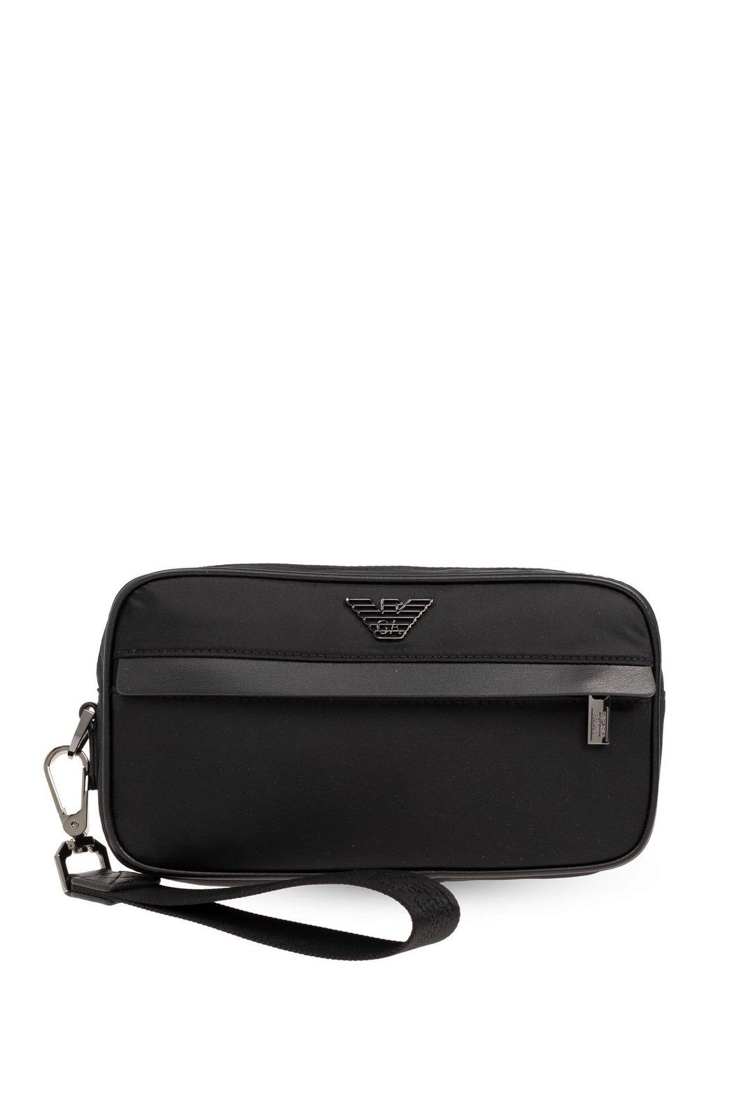 Emporio Armani Sustainability Collection Handbag In Black