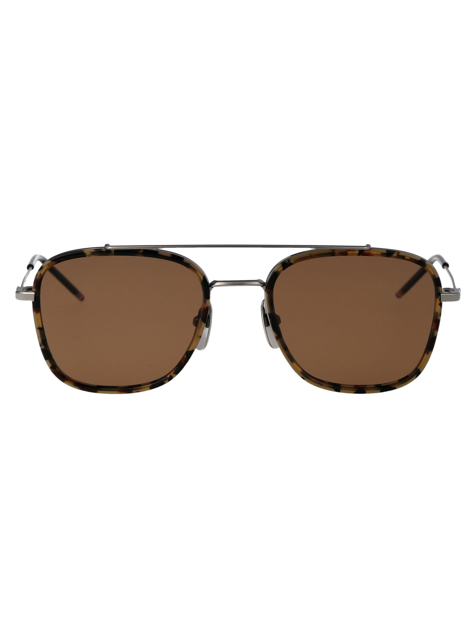 Shop Thom Browne Ues800a-g0003-205-51 Sunglasses In 205 Light Silver