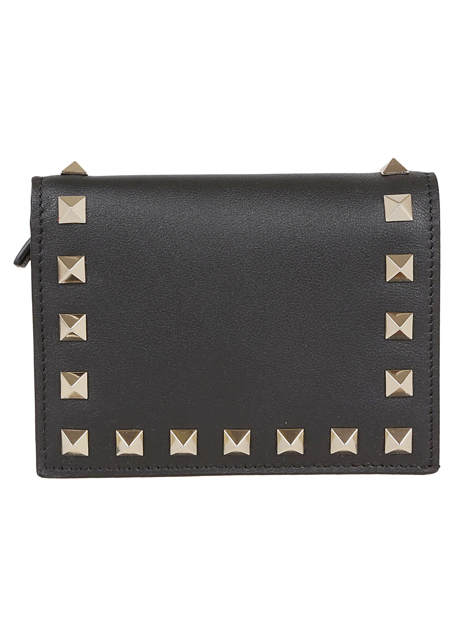 Click to view more detailed imagery on our partner's website Valentino Garavani Flap French Wallet In No Nero
