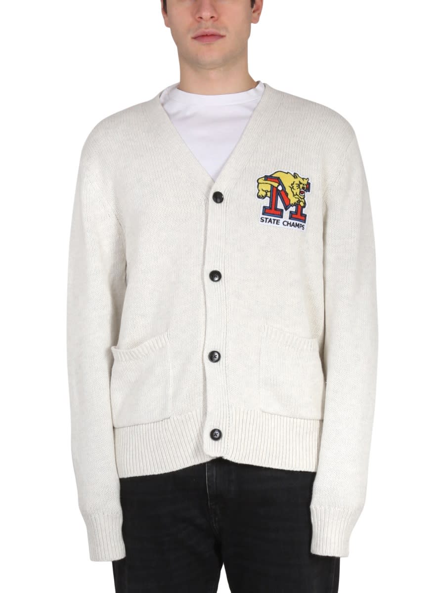 Shop Market Cardigan State Champs In Beige