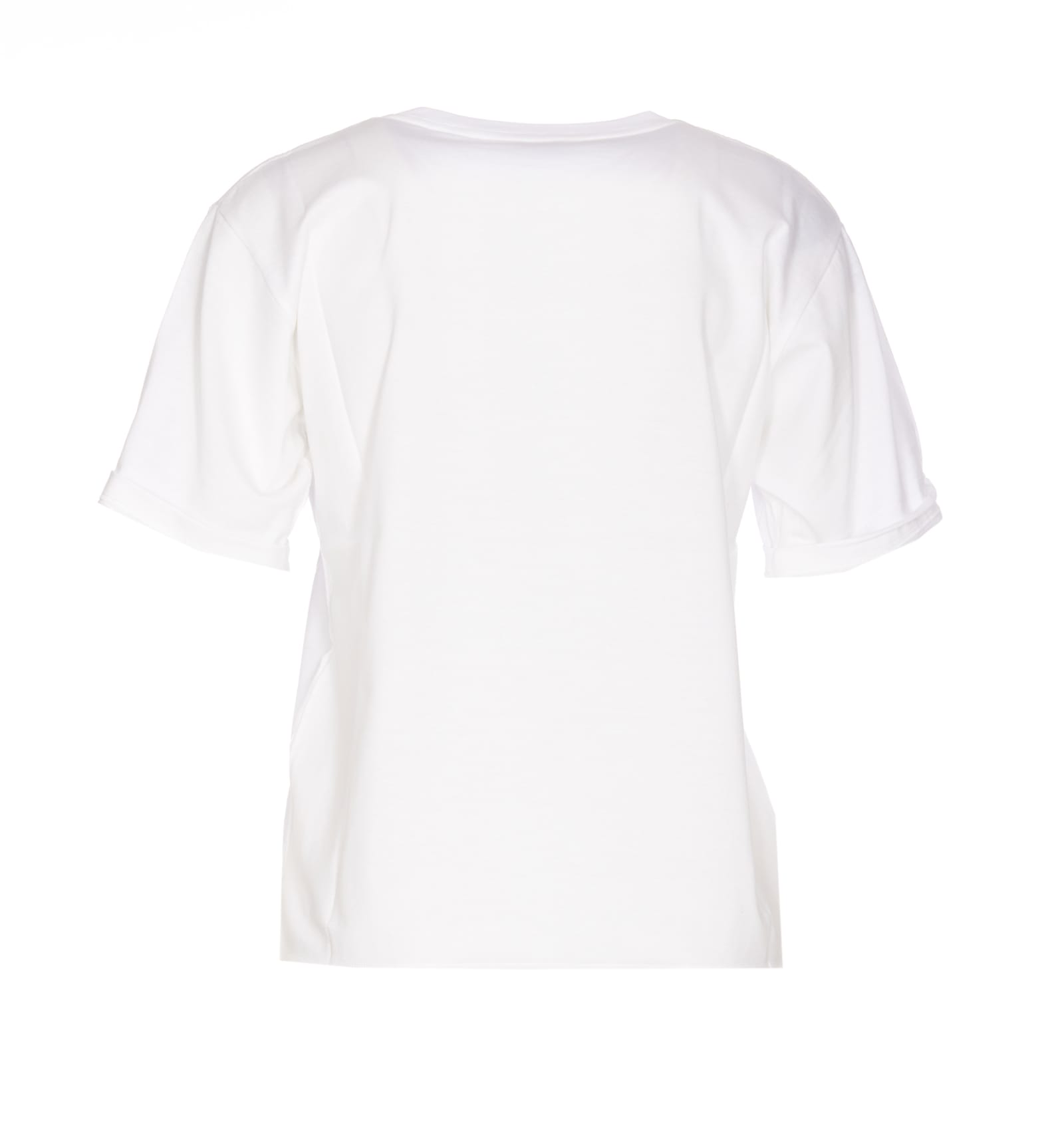 Shop Saint Laurent Rive Gauche T-shirt In Bianco